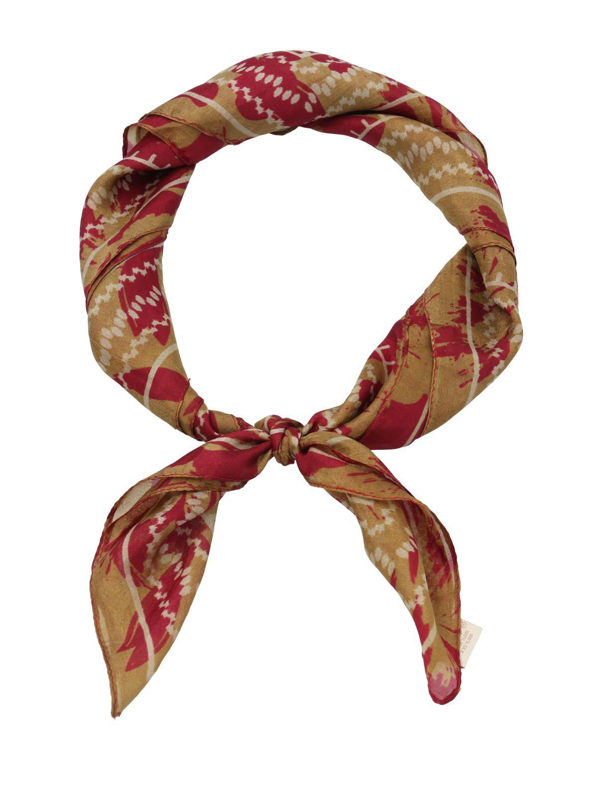 Pañuelo Rosado Seda Siena Mujer-1