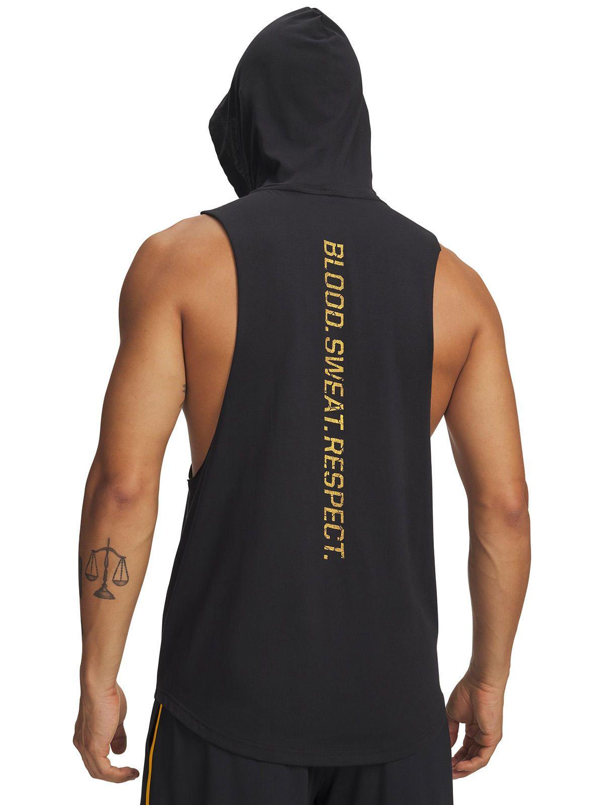Polera S/M UA Project Rock Negro Hombre-1