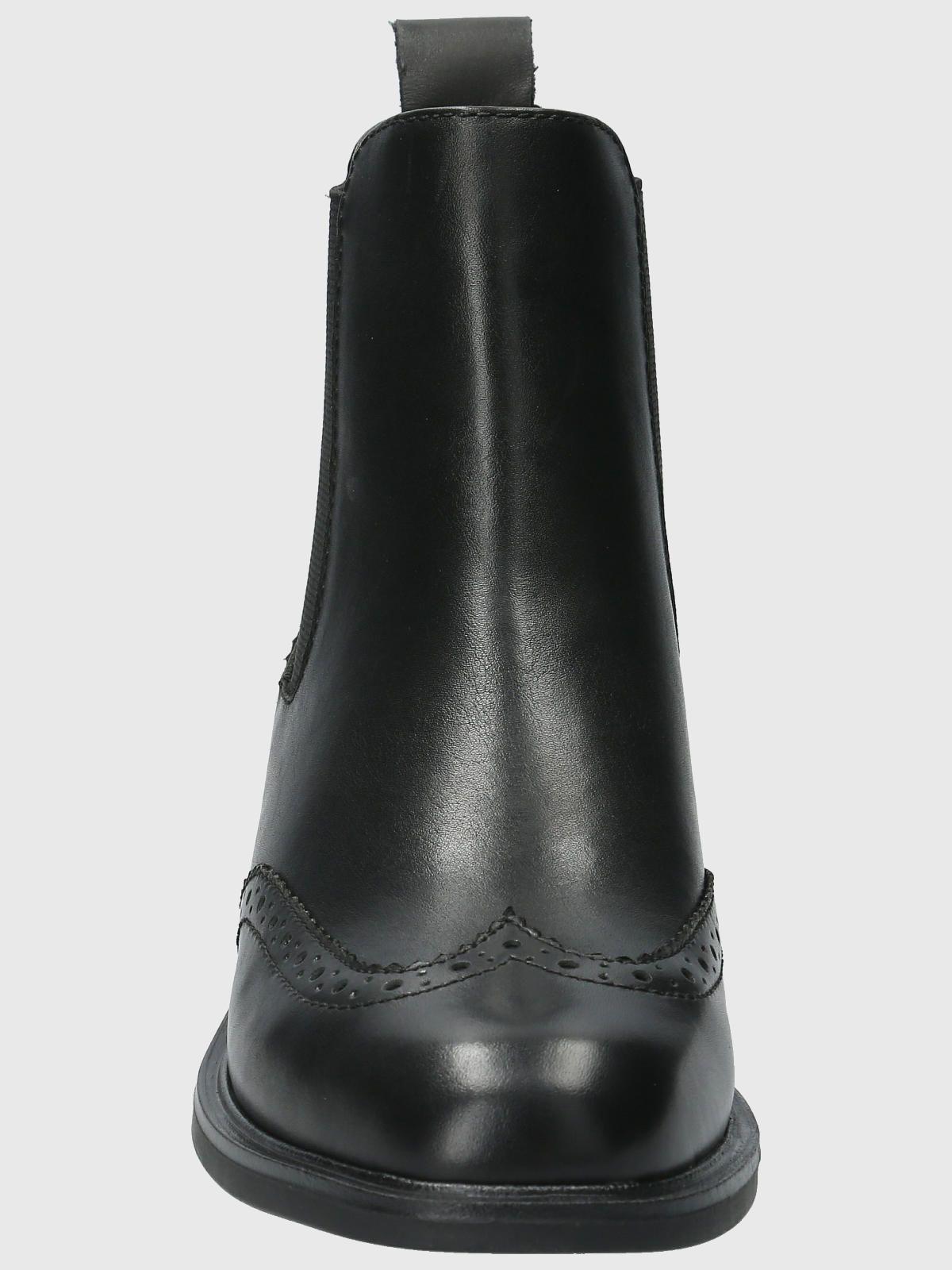 Botin Cuero Mujer Algate Negro-3