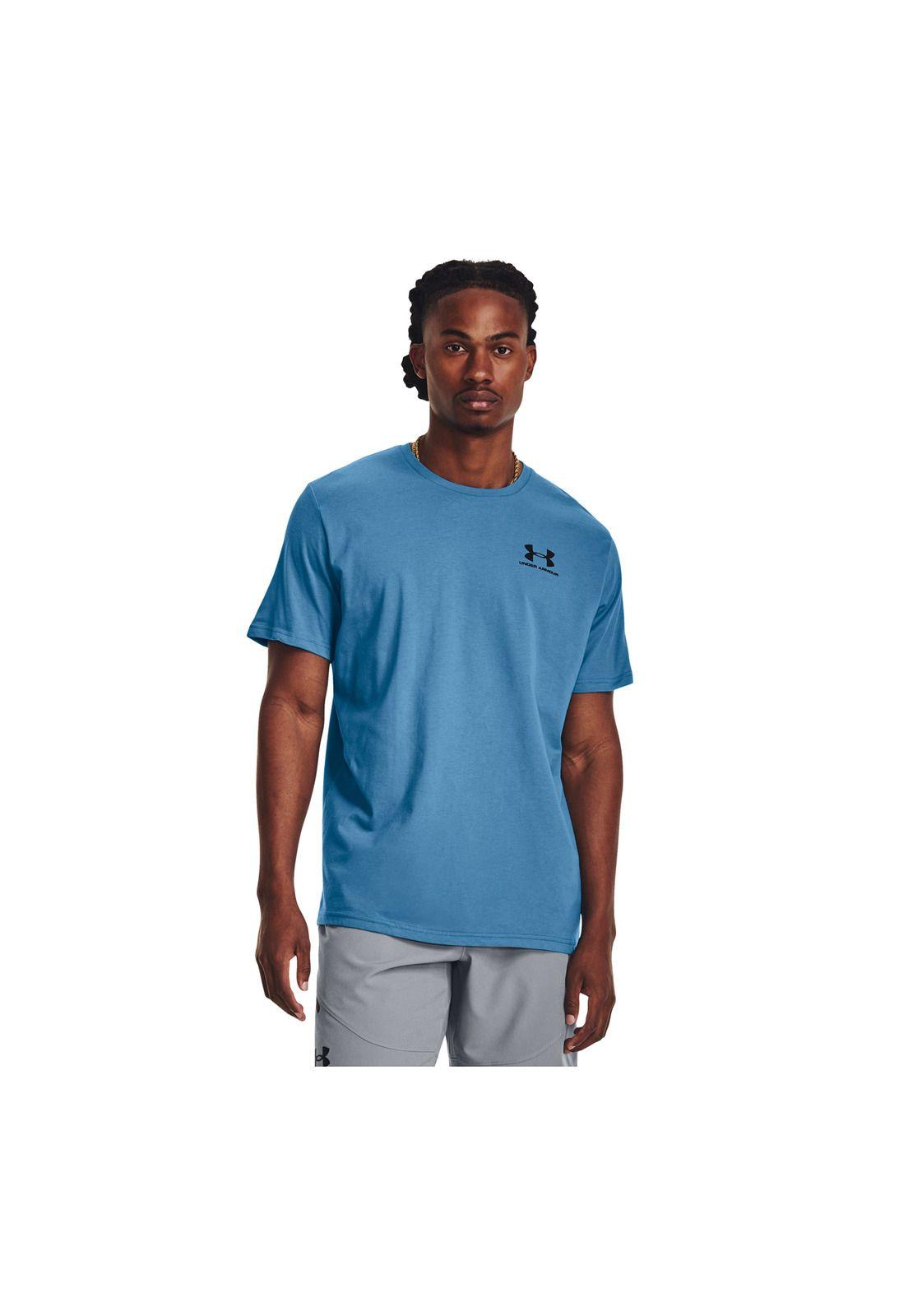 Polera  UA Sportstyle hombre Azul-3