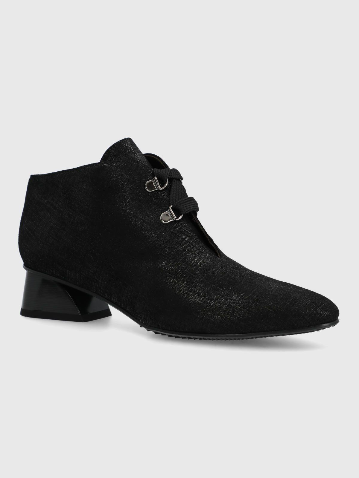 Zapato Brunate Cuero Mujer Treza Negro-0