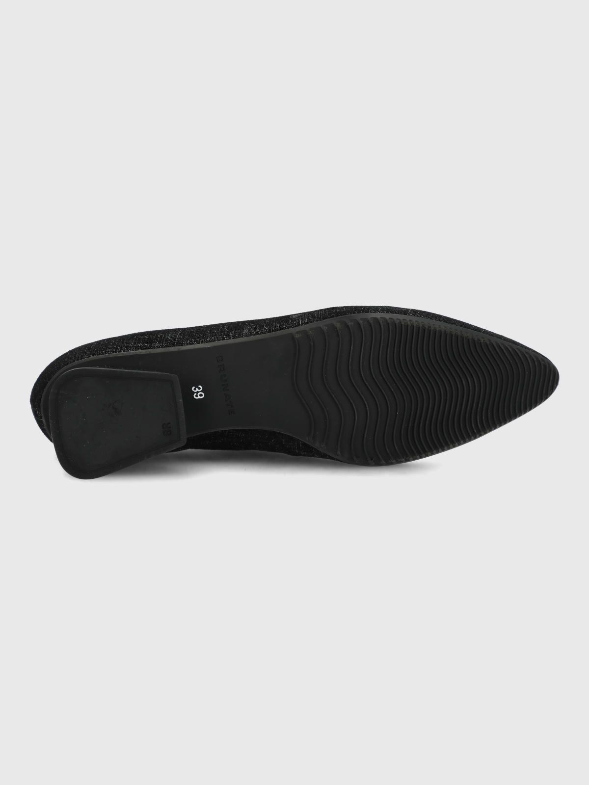 Zapato Brunate Cuero Mujer Treza Negro-8