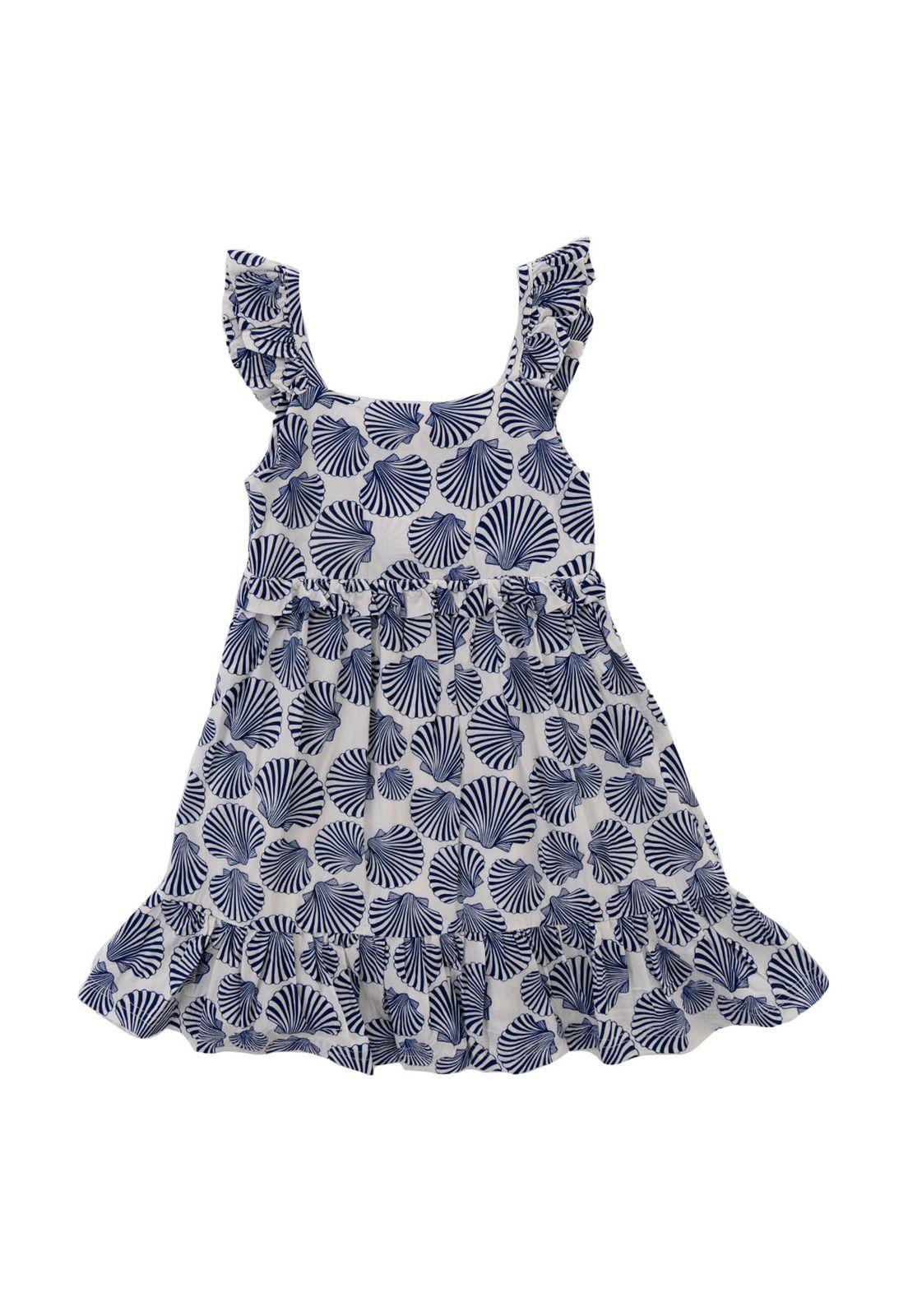 Vestido Niña Amelia Azul-0
