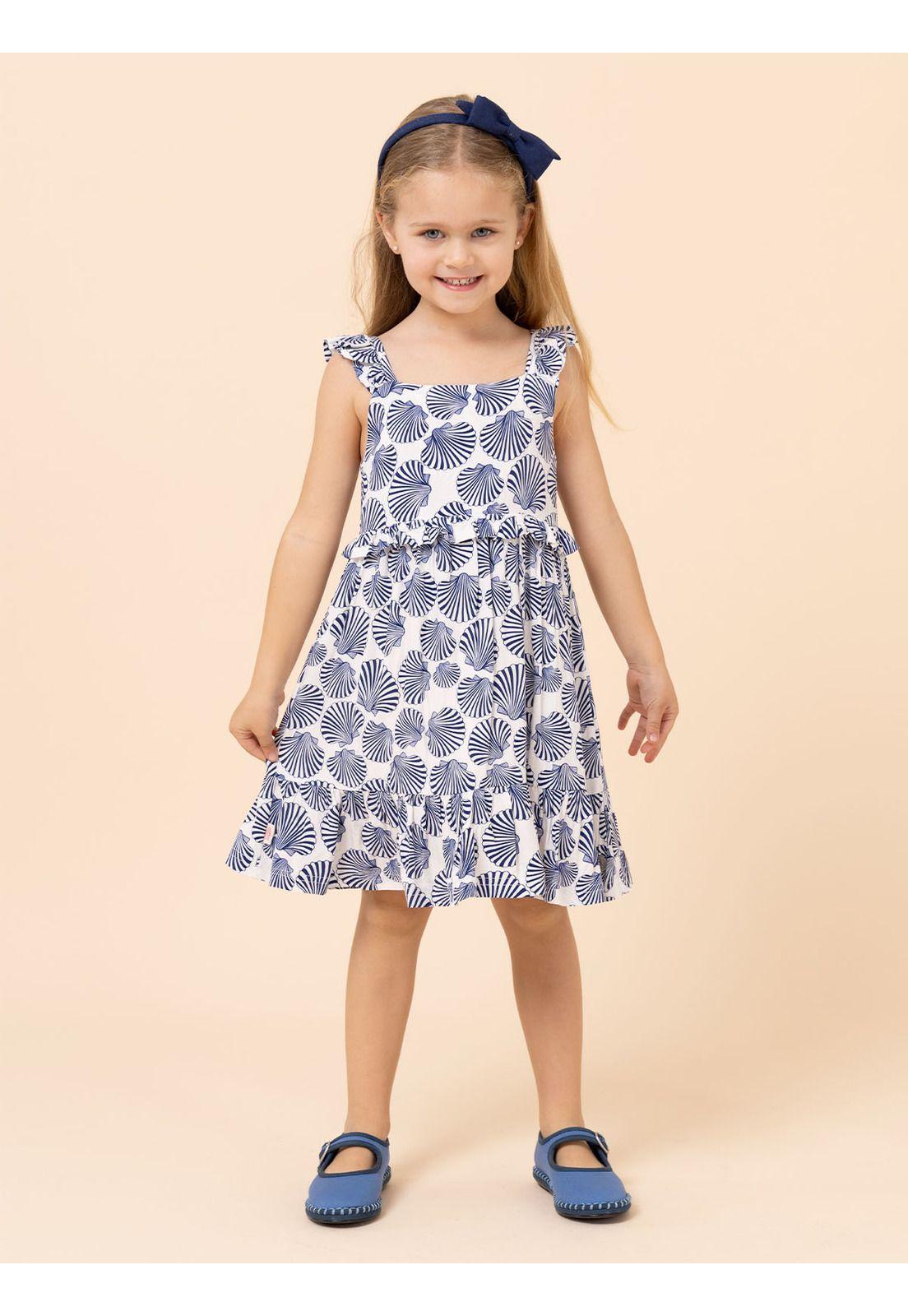 Vestido Niña Amelia Azul-1