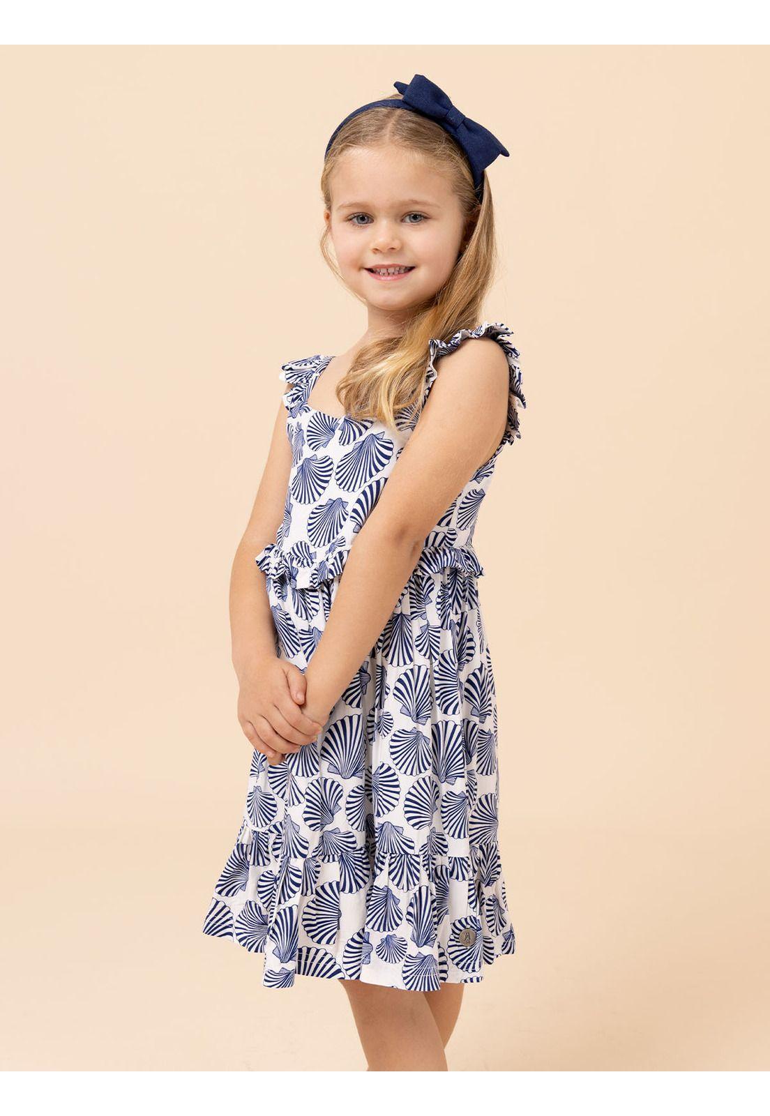 Vestido Niña Amelia Azul-5