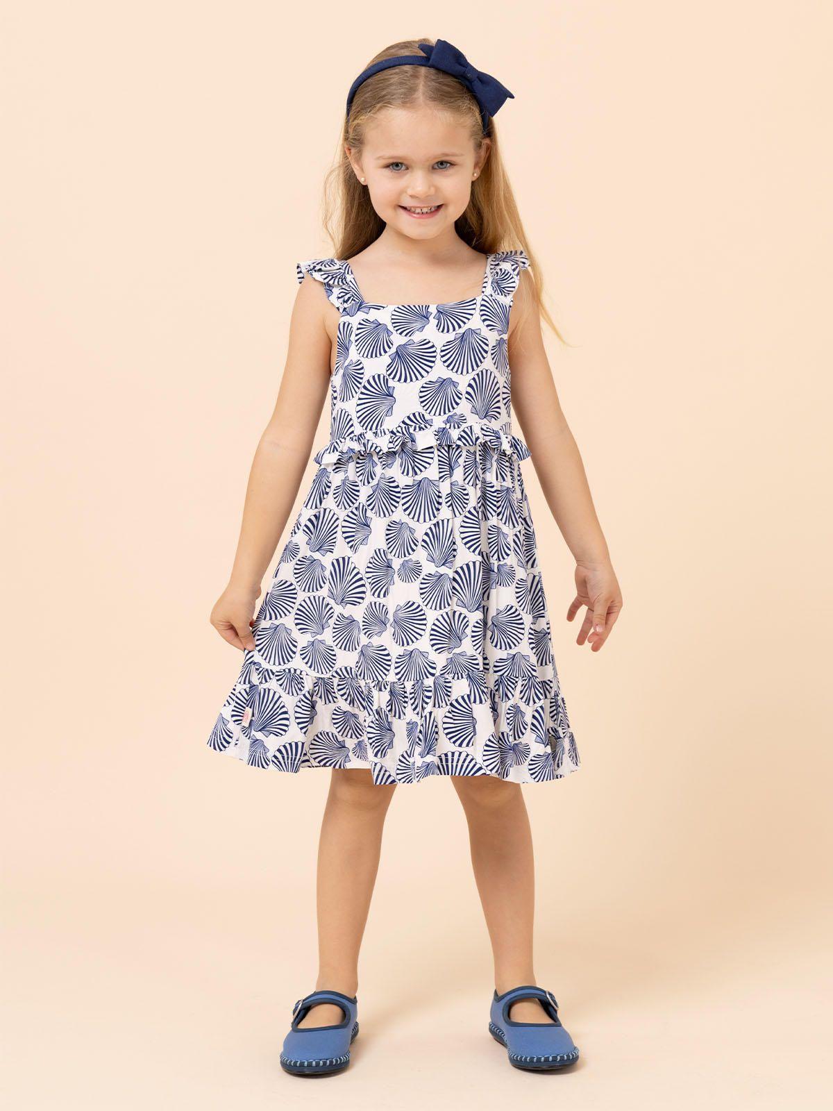 Vestido Niña Amelia Azul-1