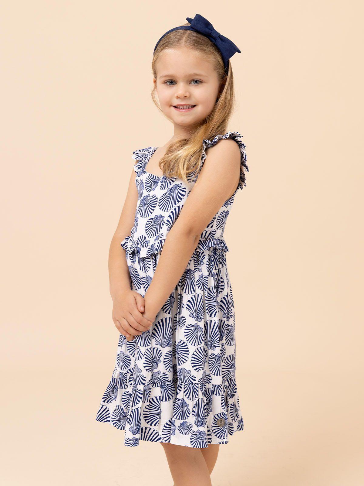 Vestido Niña Amelia Azul-5