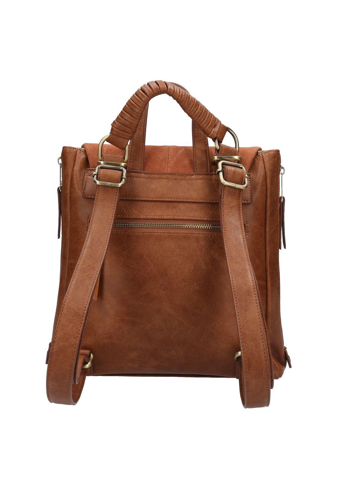 Cartera Mujer Lily Backbag Café-2