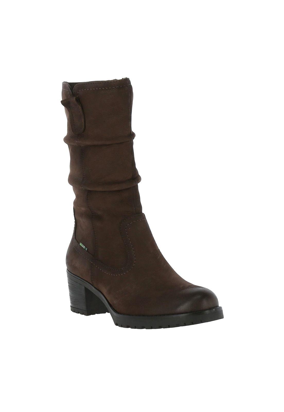 Bota Cuero Mujer Regina Café-0