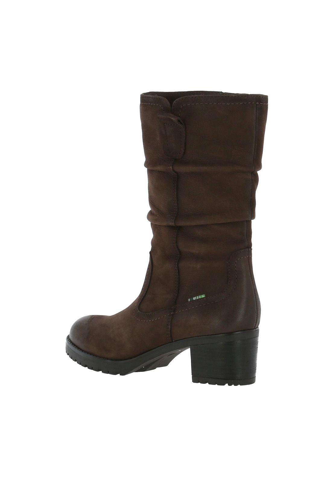 Bota Cuero Mujer Regina Café-4