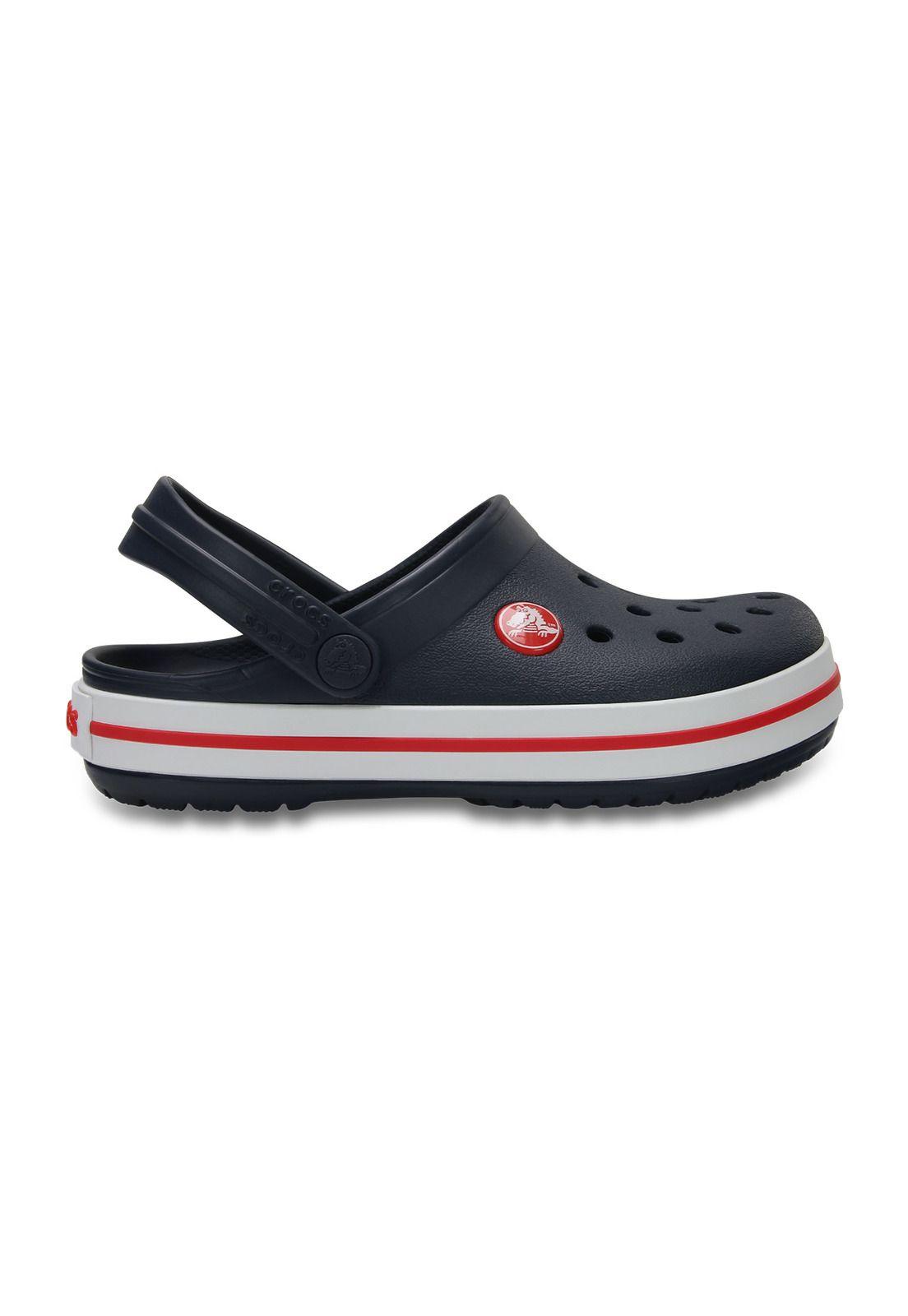 Zueco Crocs Niño Crocband Clog K Azul-0