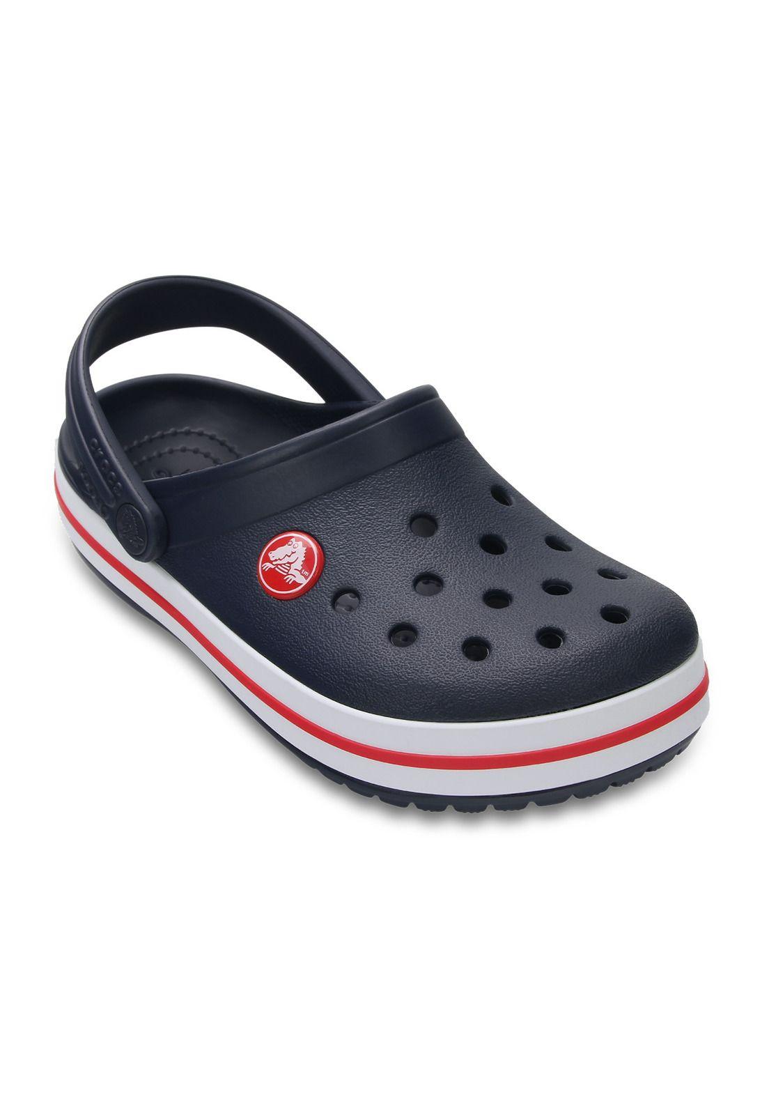 Zueco Crocs Niño Crocband Clog K Azul-6