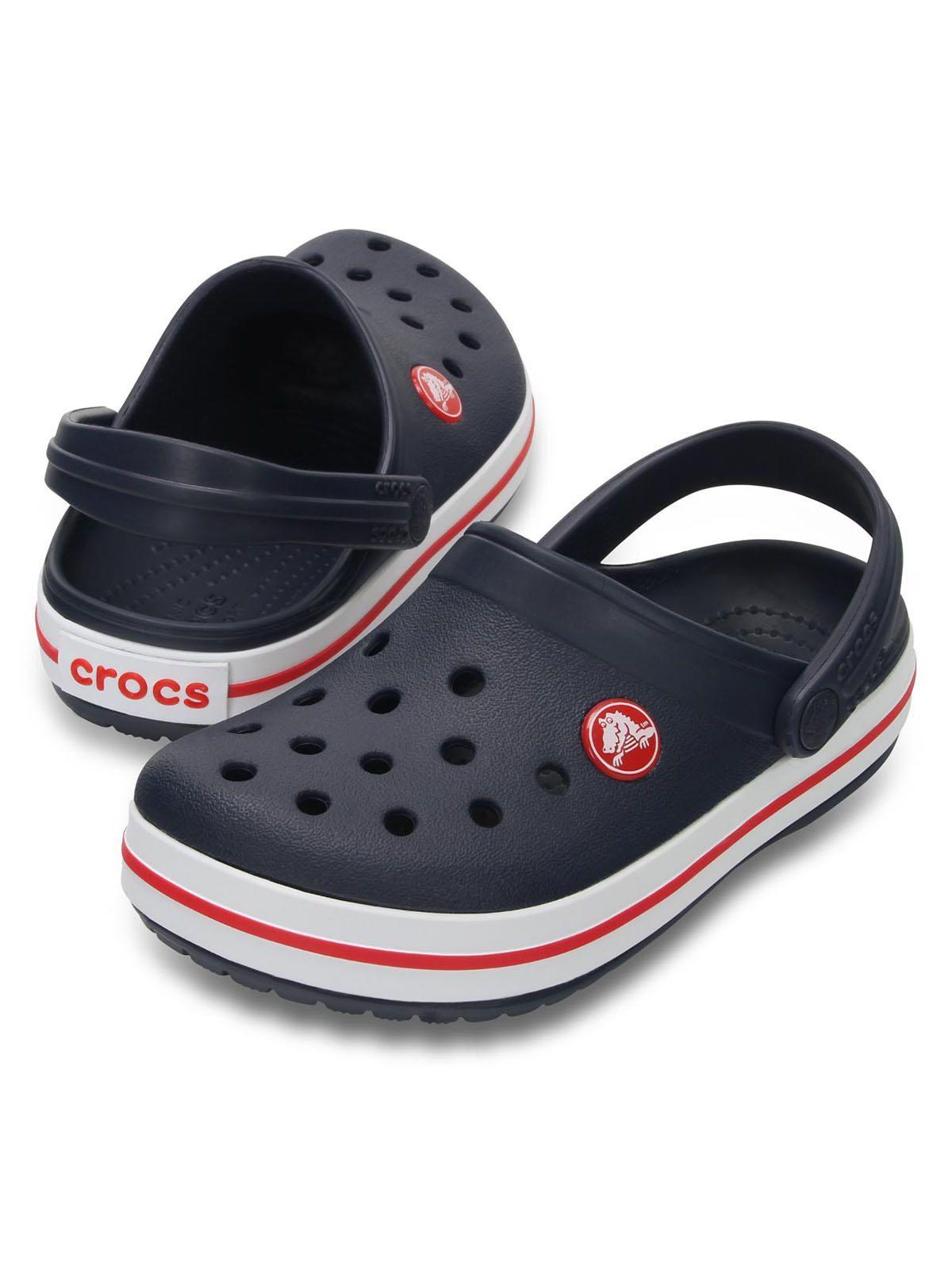 Zueco Crocs Niño Crocband Clog K Azul-3