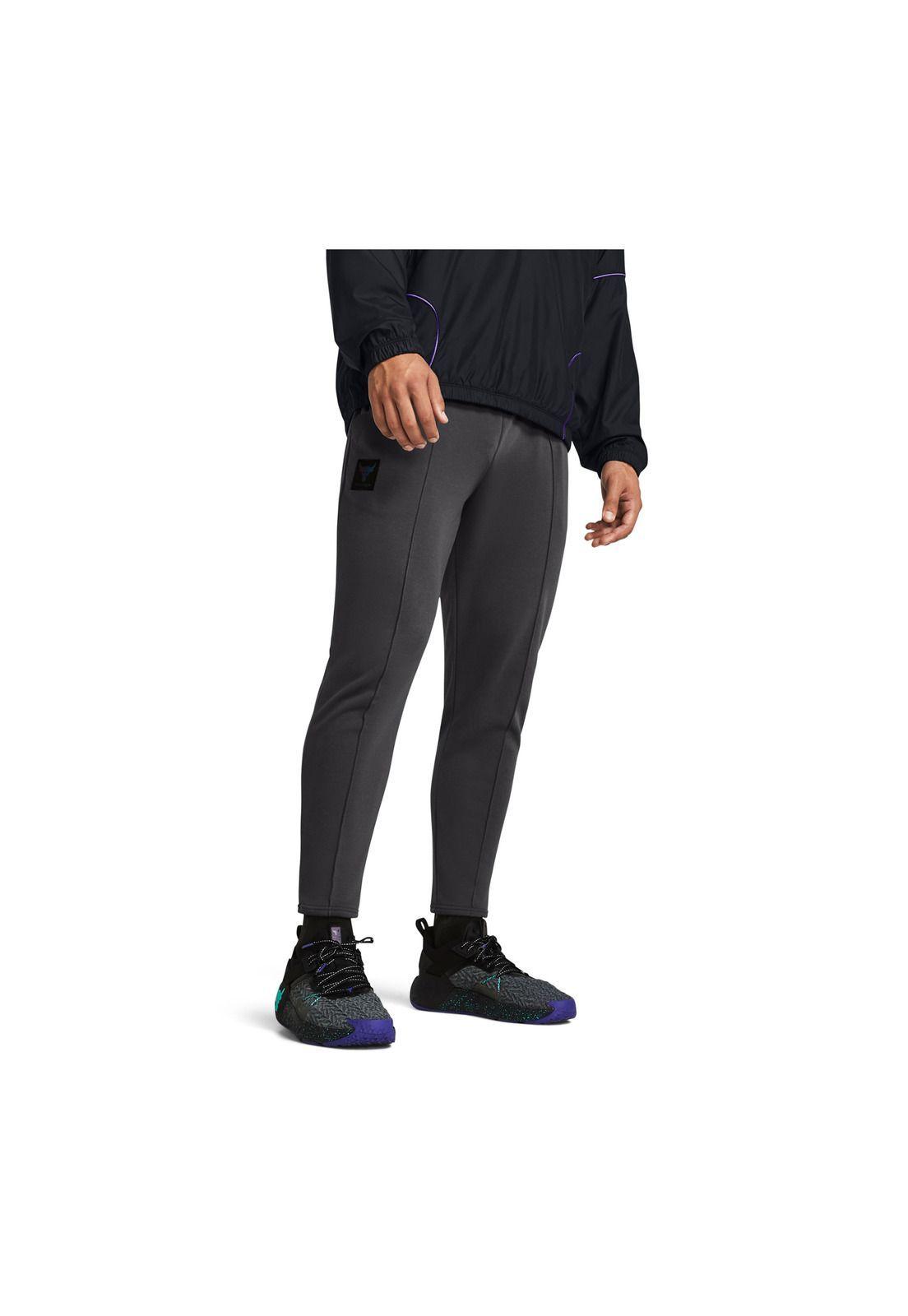 Pantalon Buzo Project Rock Terry Gris Hombre-3