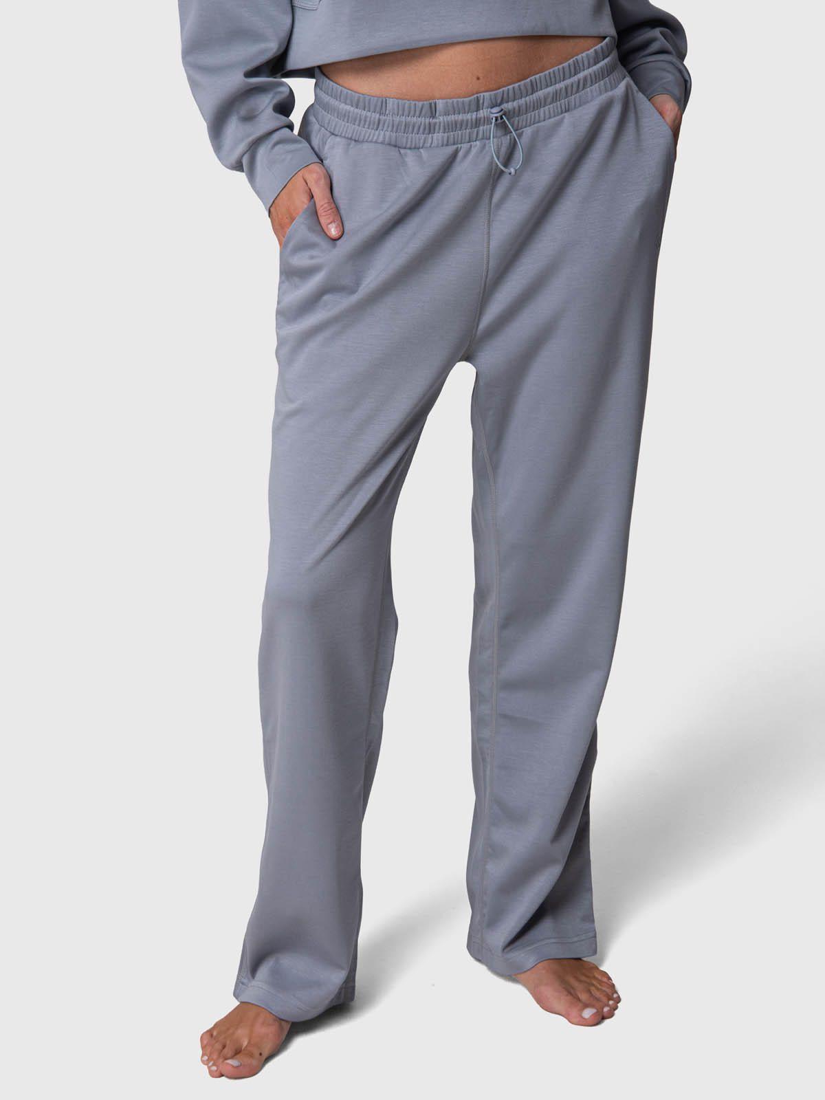 Pantalon Buzo Mujer Pant Anna Rec Gris Claro-0