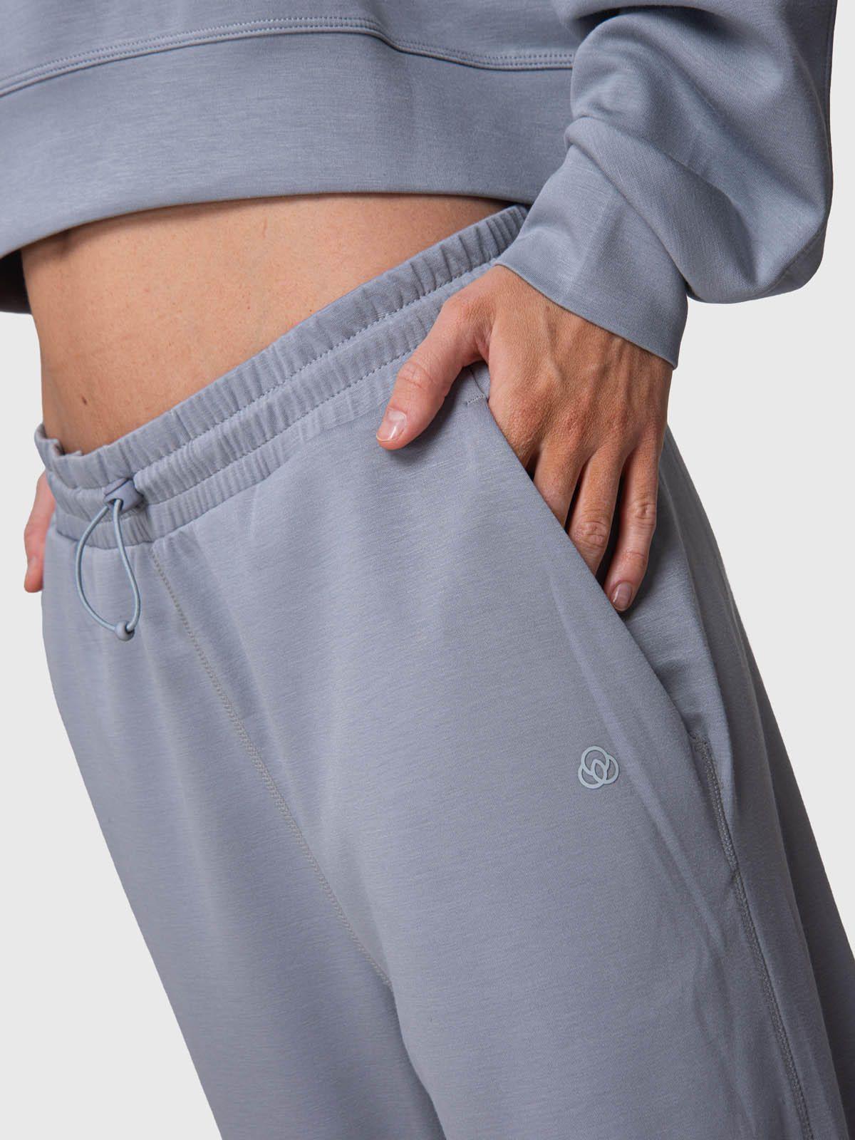 Pantalon Buzo Mujer Pant Anna Rec Gris Claro-1