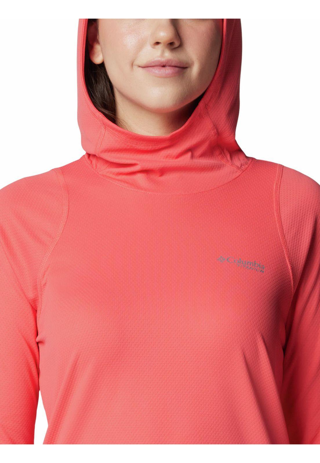 Polerón Mujer Summit Valley Hoodie Rojo-3
