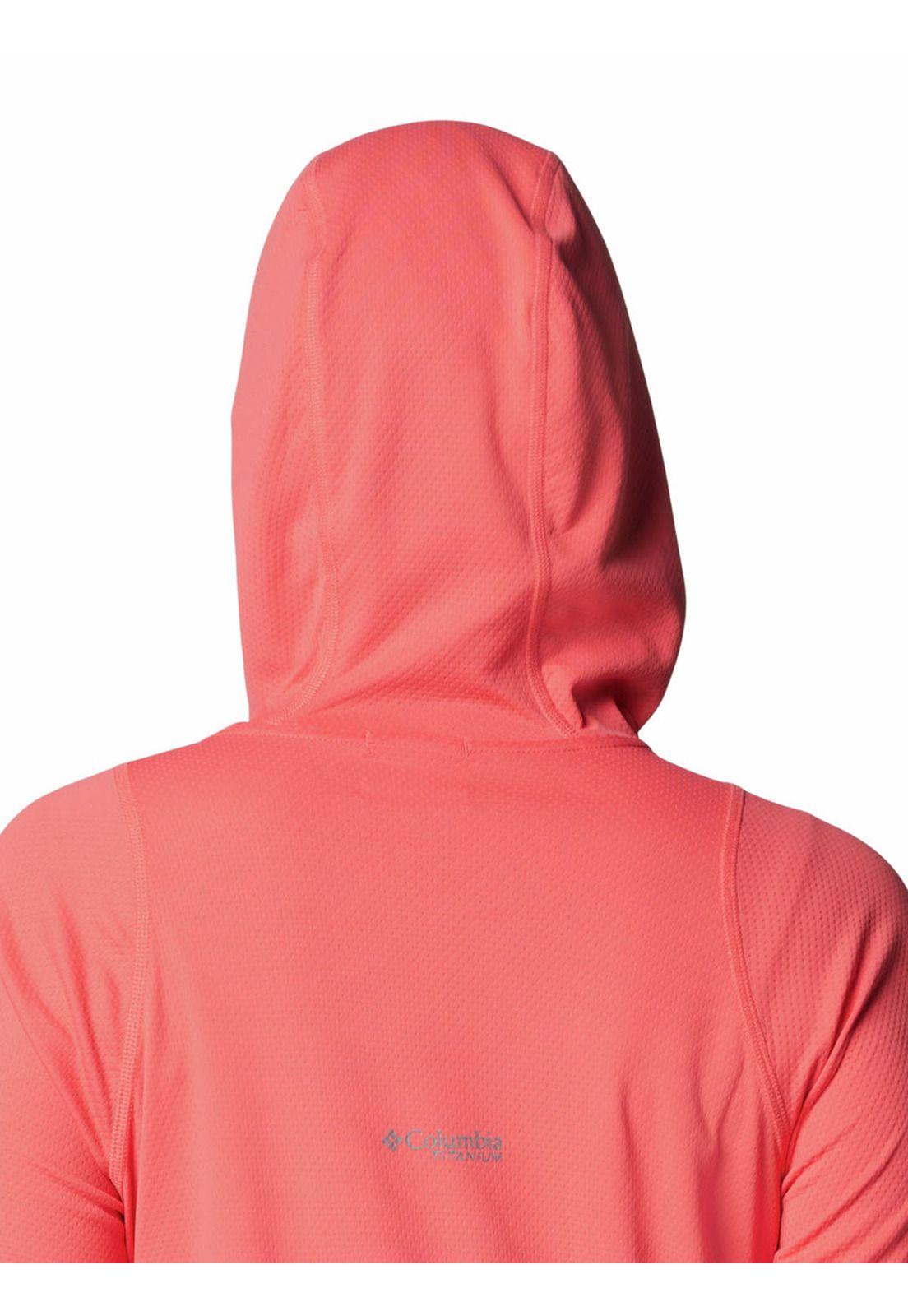 Polerón Mujer Summit Valley Hoodie Rojo-4