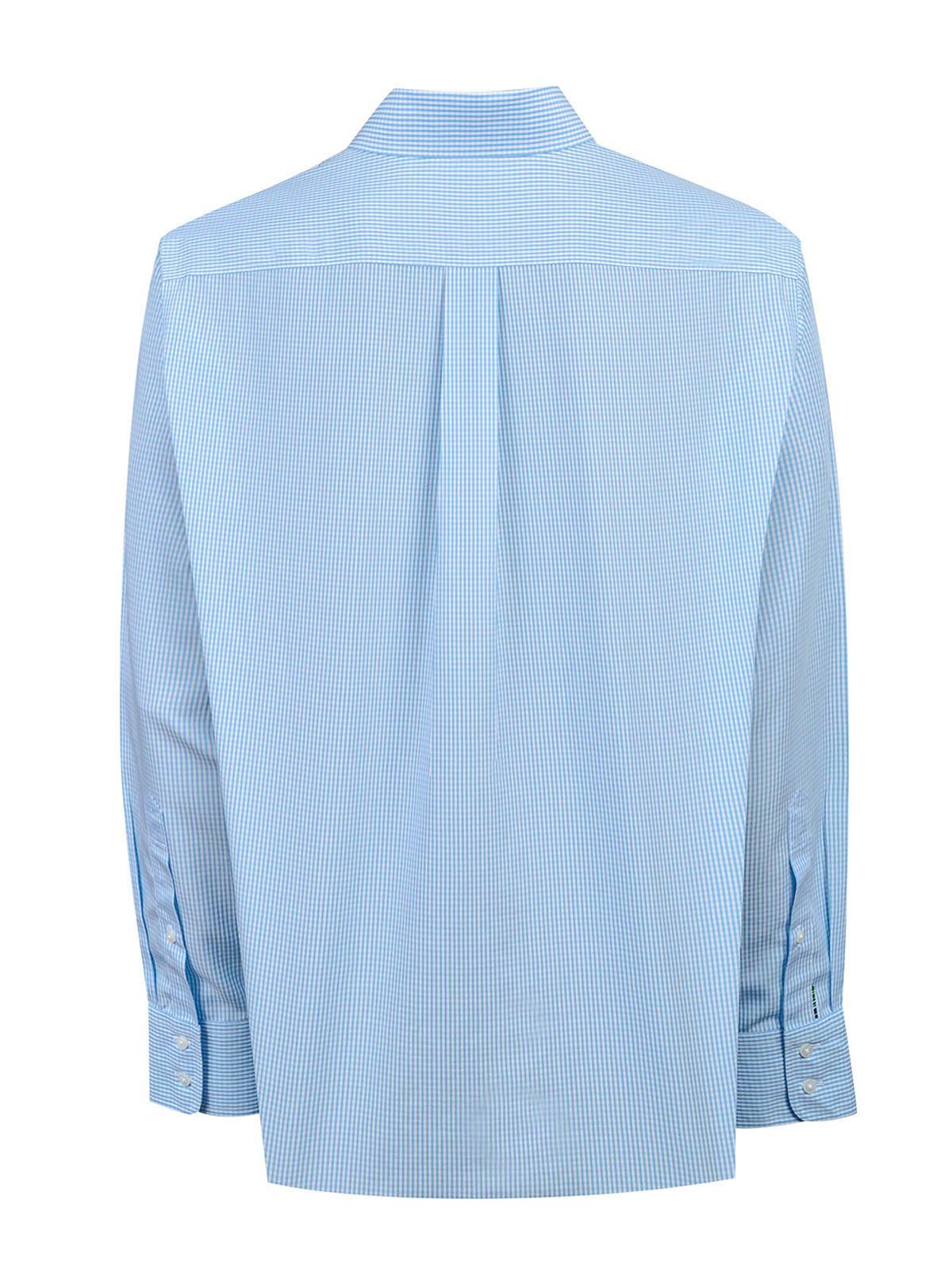 Camisa Cuello Italiano Hombre Wf Pc Celeste-3