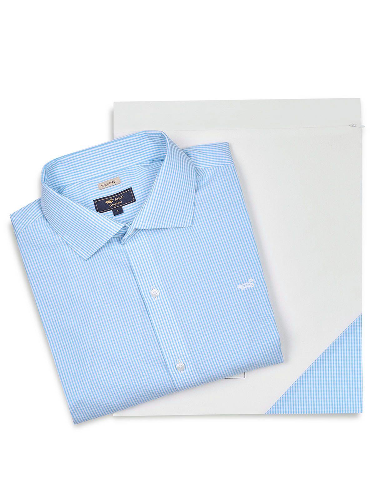 Camisa Cuello Italiano Hombre Wf Pc Celeste-5