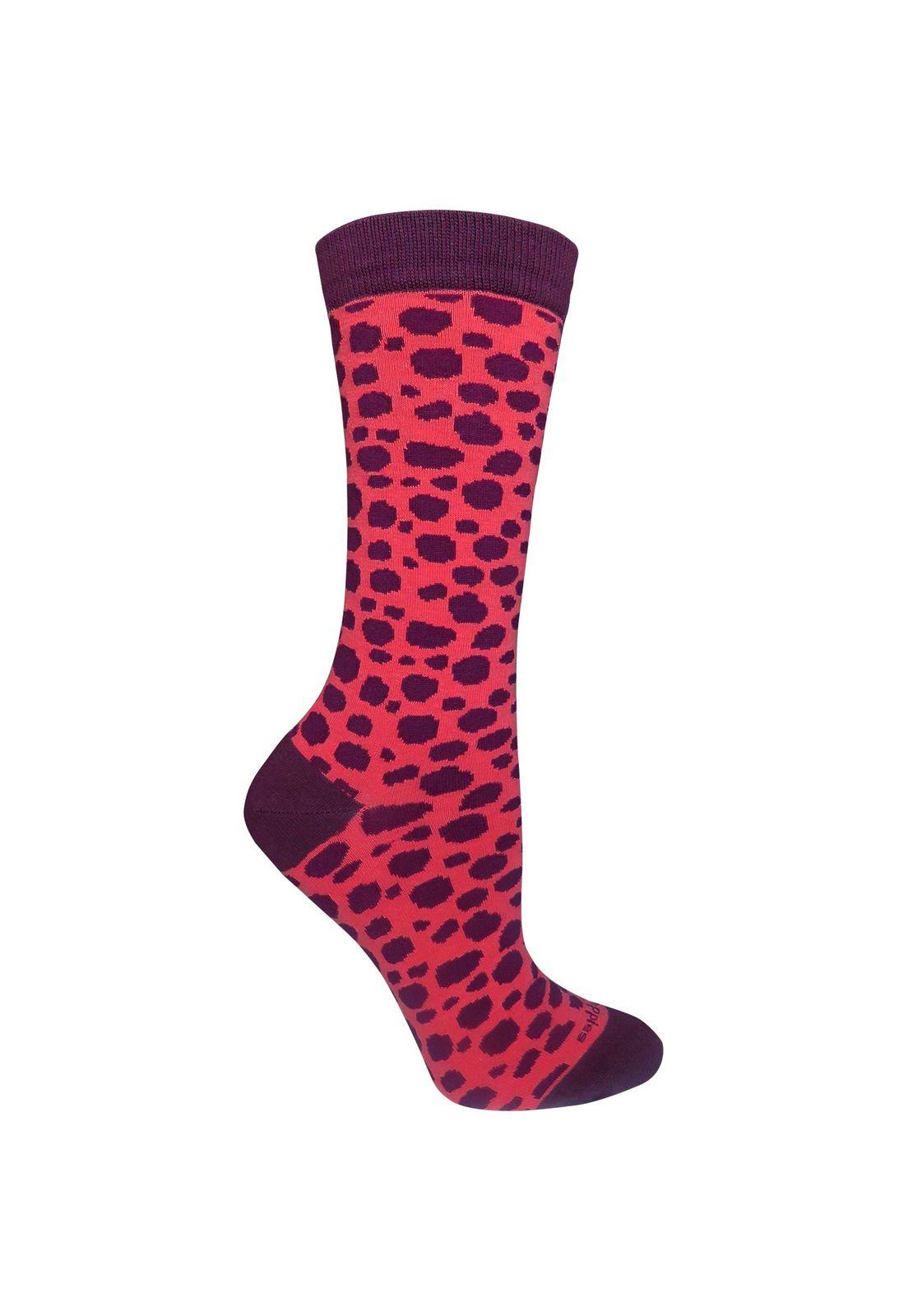 Calcetín Algodón W C Leopard-0
