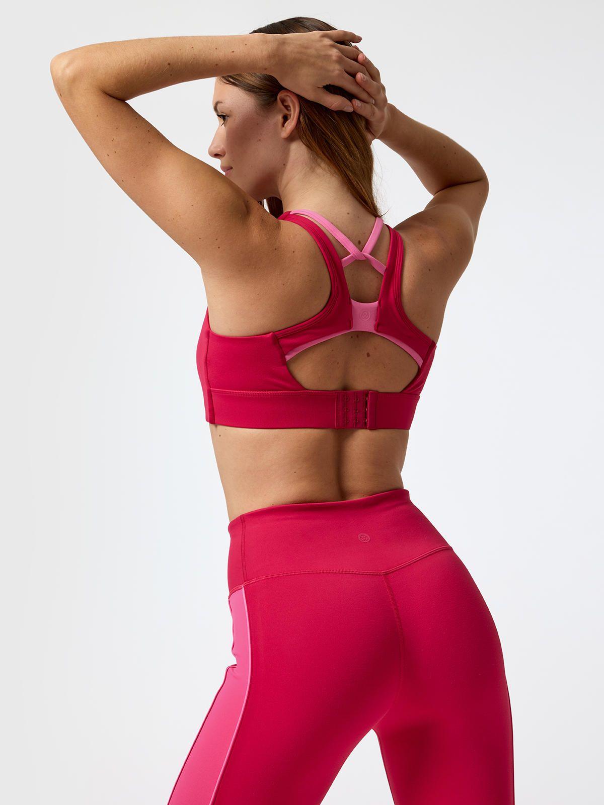 Peto High Support Aloe Fucsia Mujer-3
