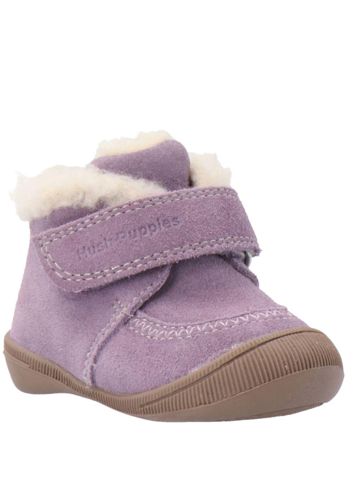 Botin Nina Cuero Daisy Lila-0