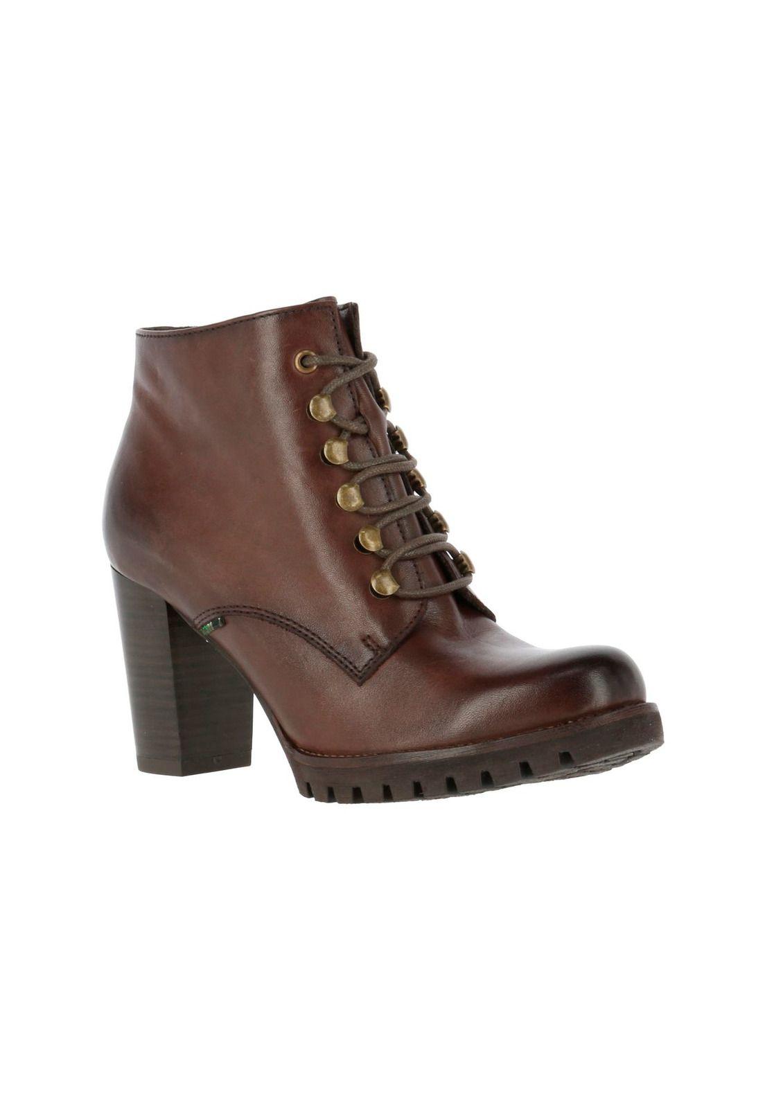 Botin Cuero Aurora Dk Brown-0