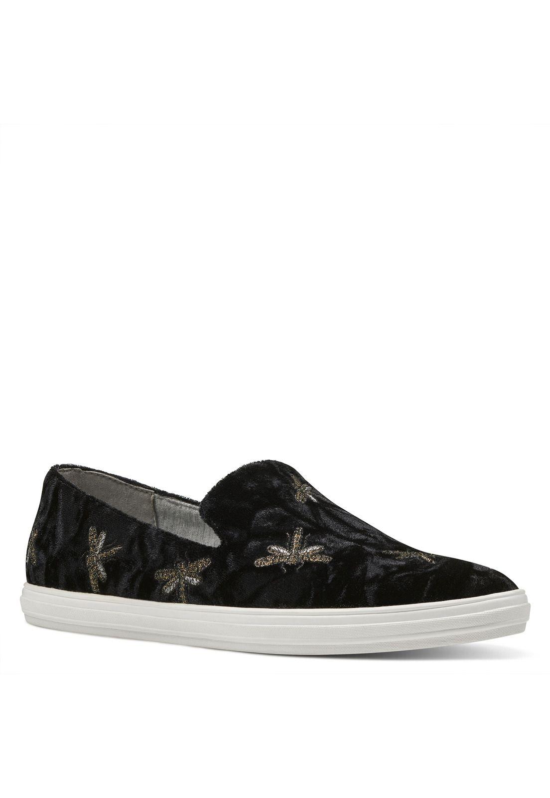 Slip On Shakail Negro Mujer-1