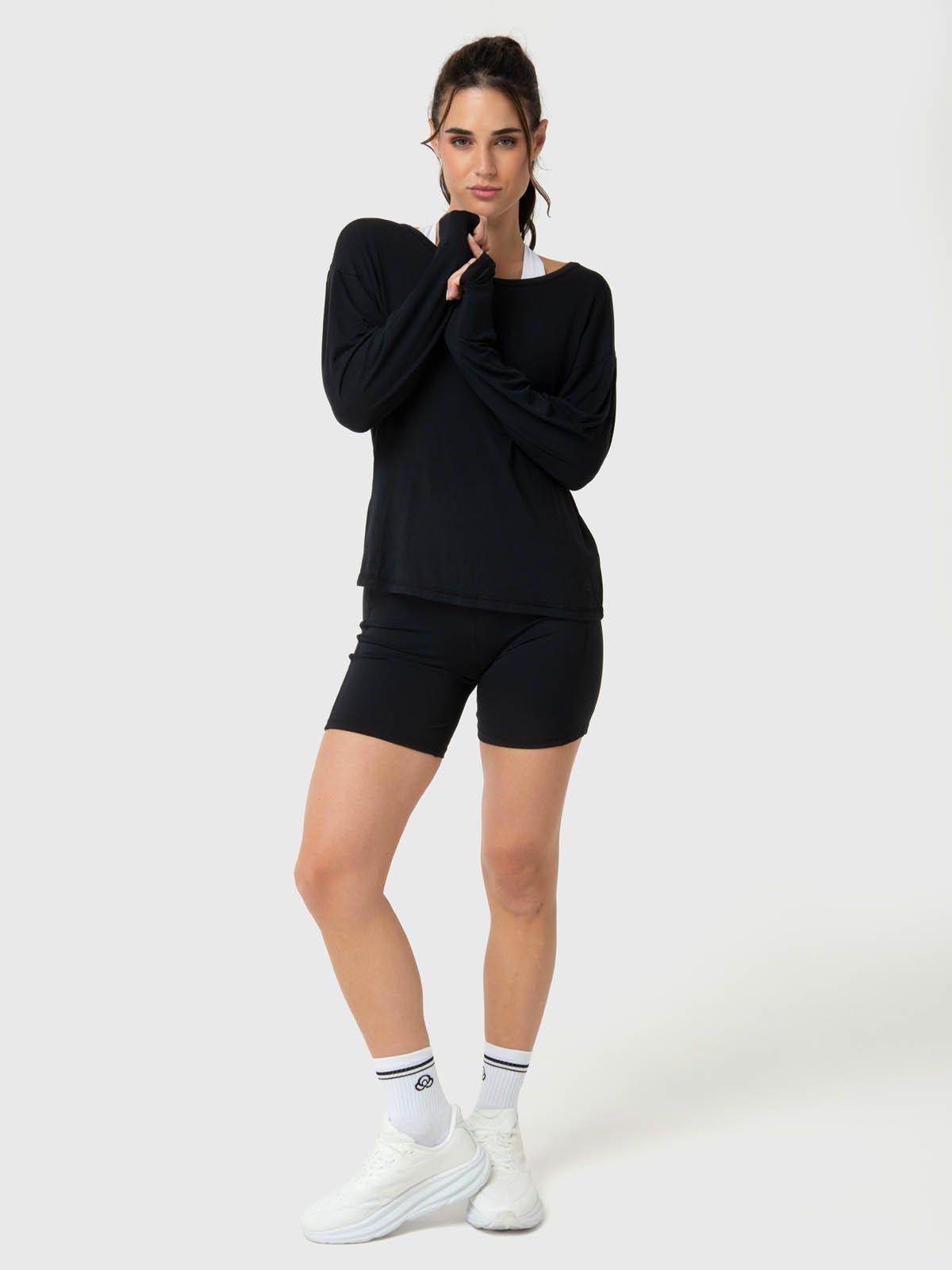 Polera Mujer Twist-Back Negra-4
