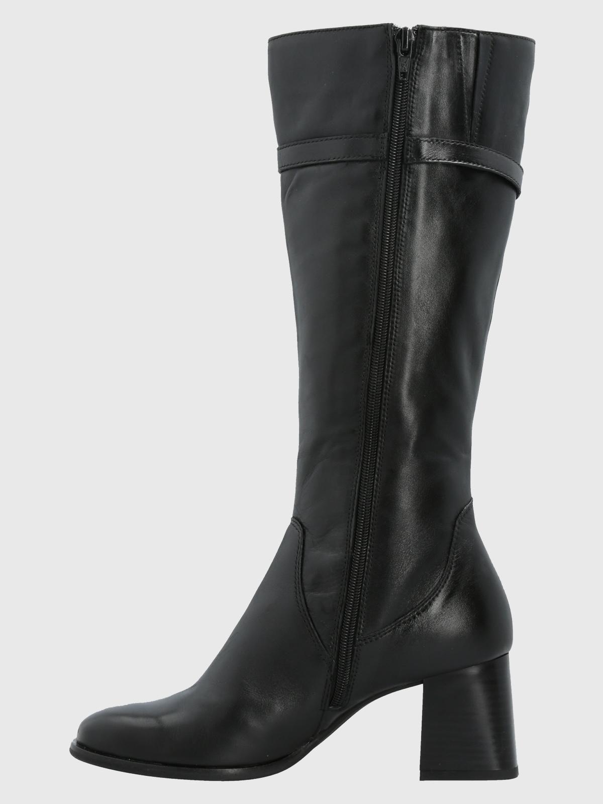 Bota Cuero Mujer Cladia Negro-5
