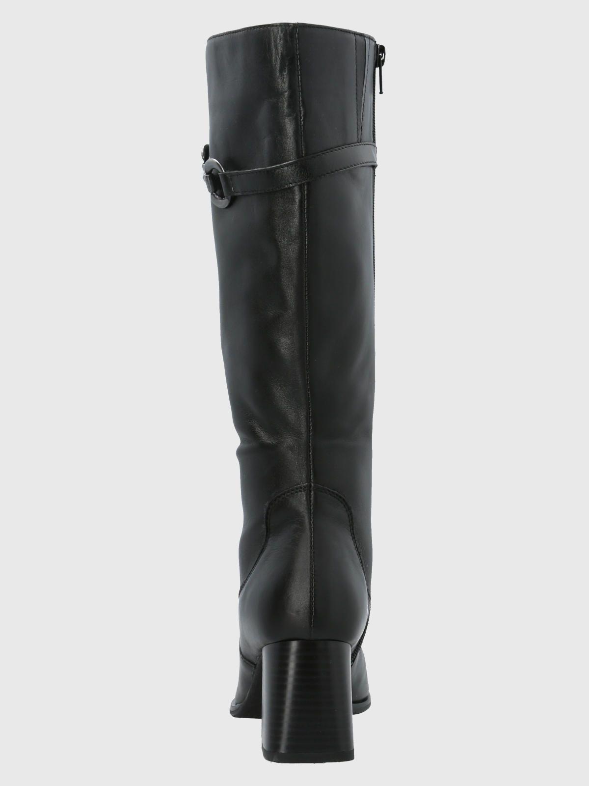 Bota Cuero Mujer Cladia Negro-6