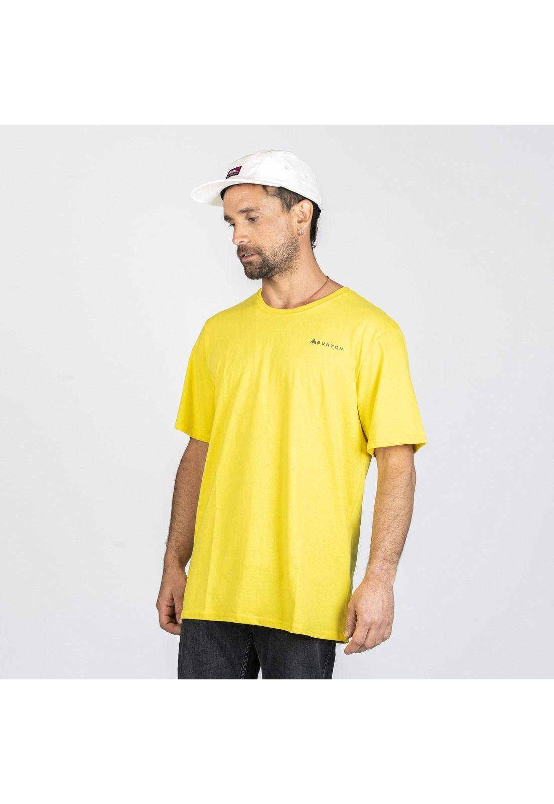 Polera M/C Hombre Active Amarillo-0