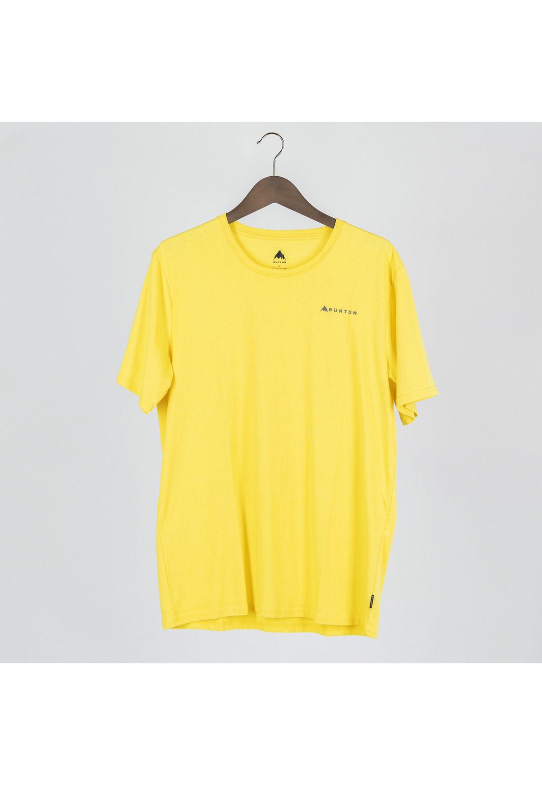 Polera M/C Hombre Active Amarillo-4