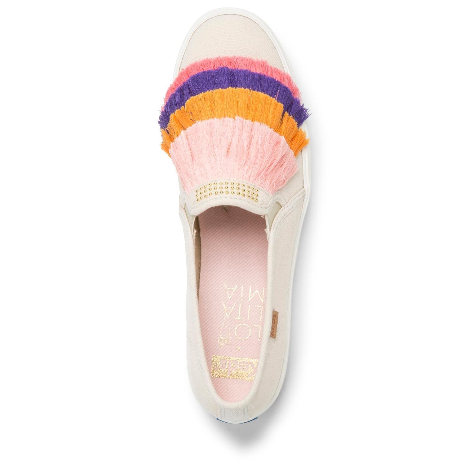 Zapatilla Triple Decker Lolita Beige Mujer-1