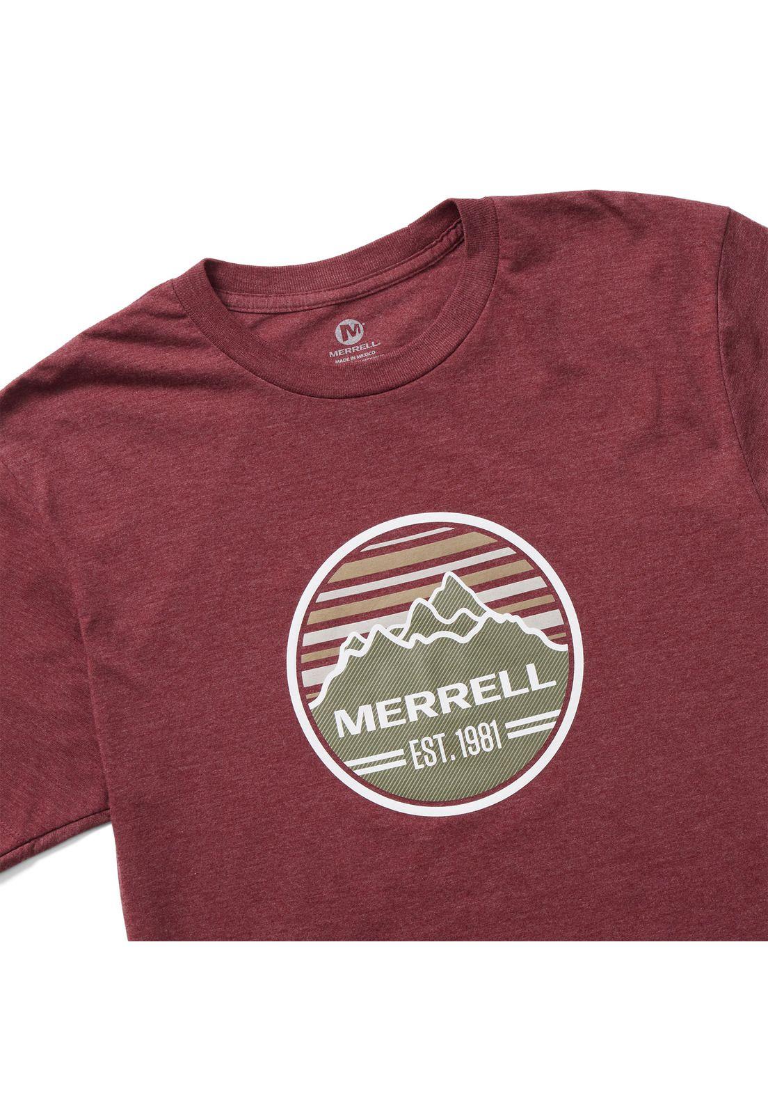 Polera Hombre Strp Range Ss Tee Burdeo-1