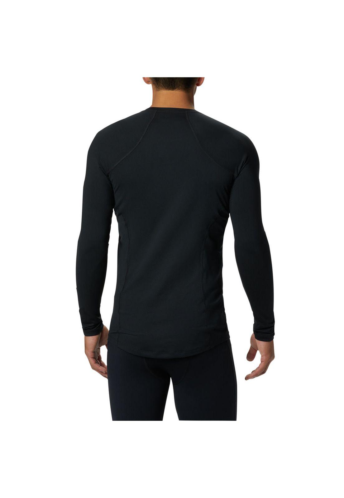 Primera Capa Polera Hombre Midweight Negro-1