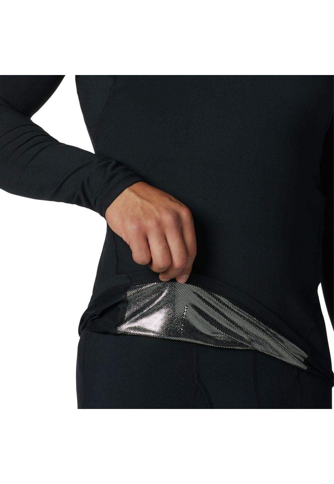 Primera Capa Polera Hombre Midweight Negro-3