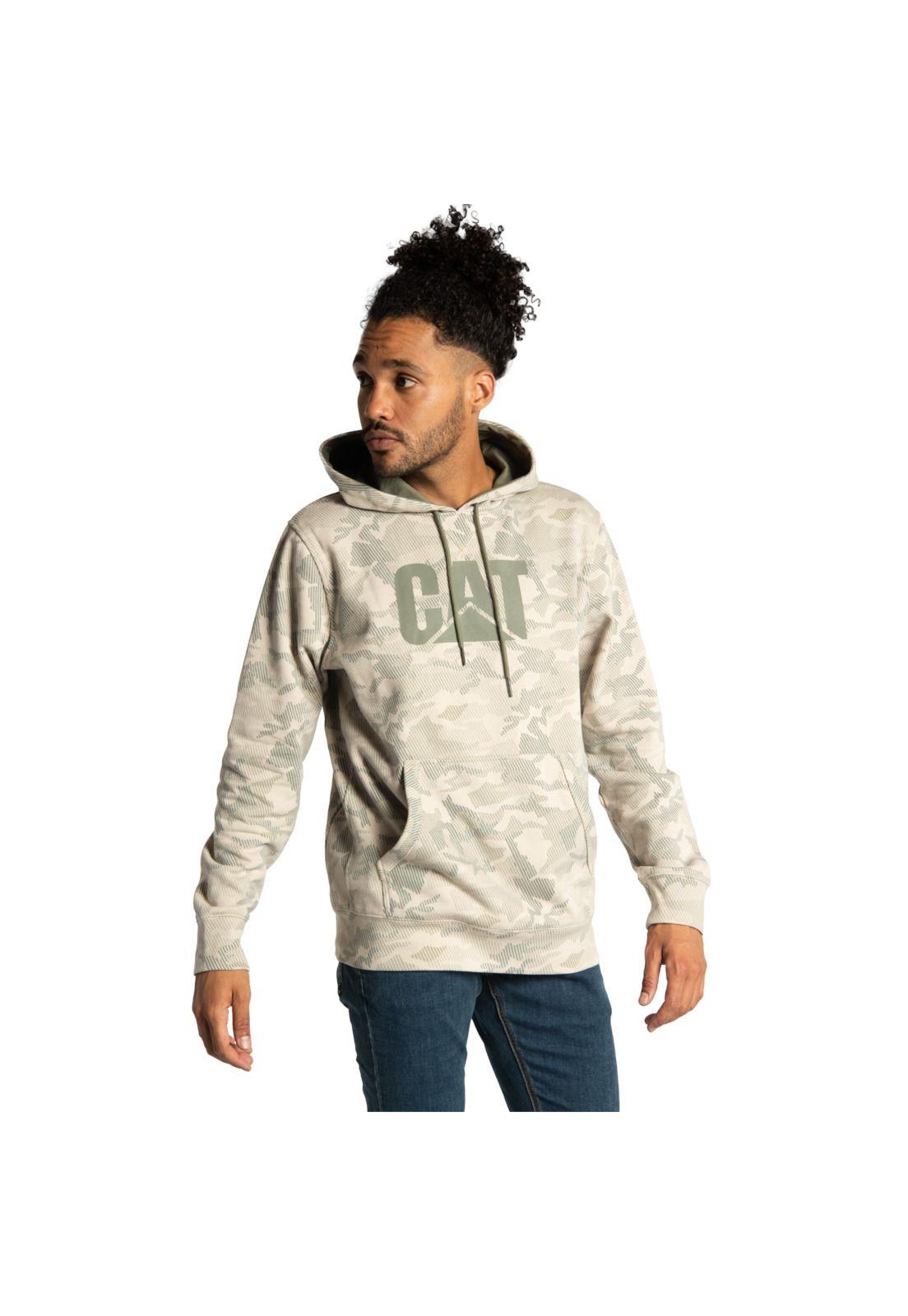 Polerón Hombre Fdtn Po Printed Hood Militar-0
