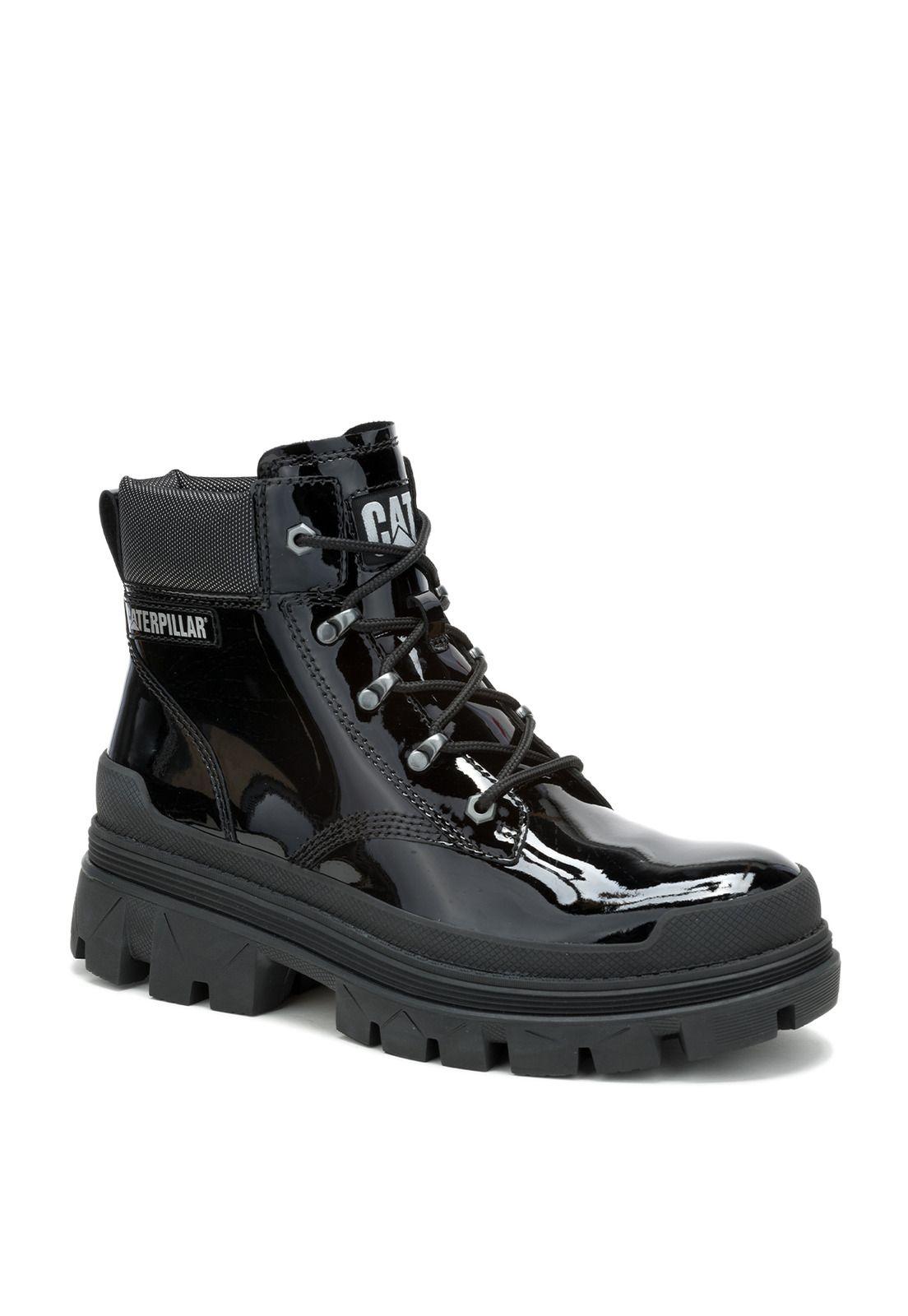 Botín Charol Mujer Colorado Hardwear Negro-0