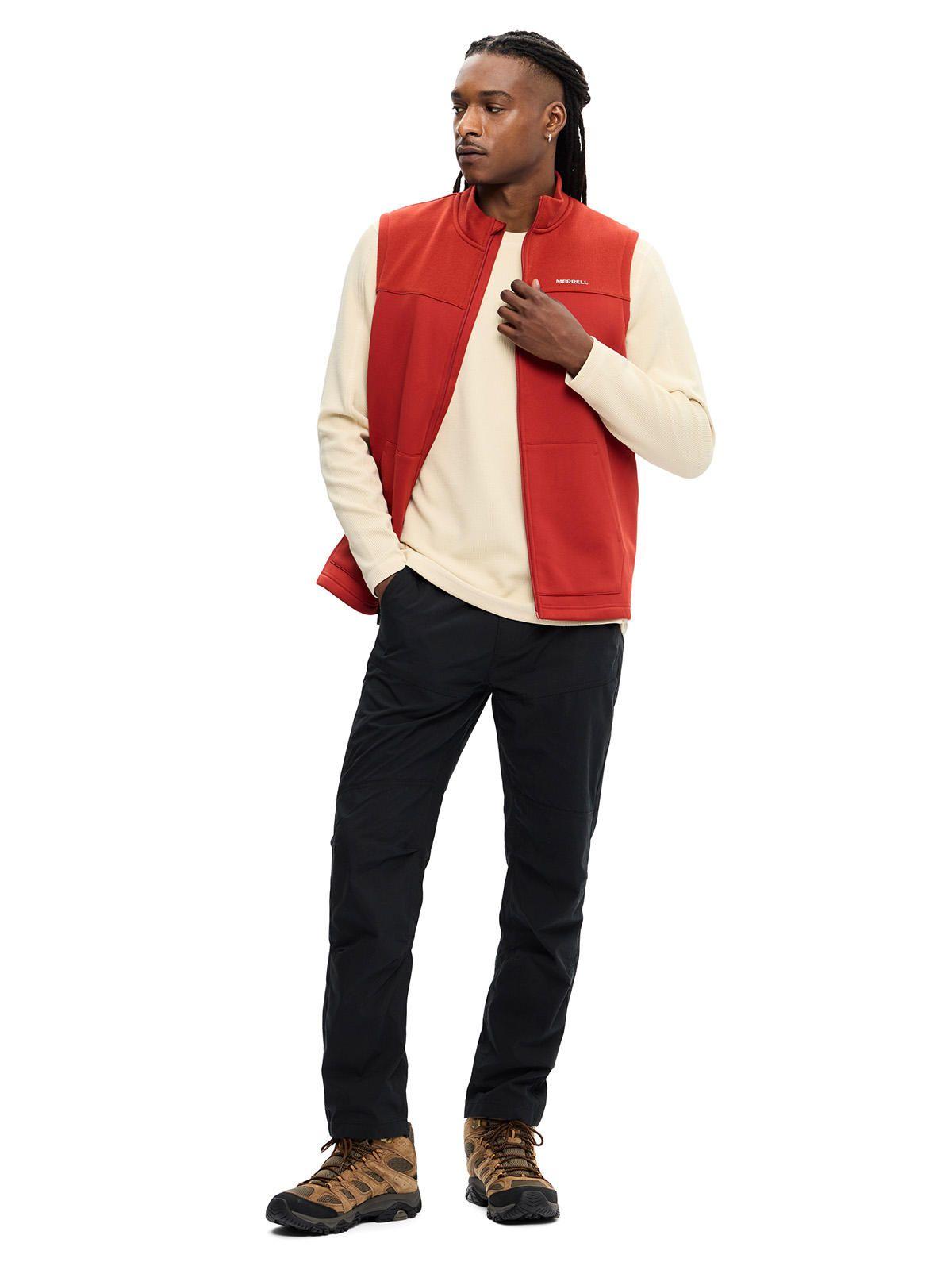 Polar Hombre Spruce Full Zip Vest Rojo-4