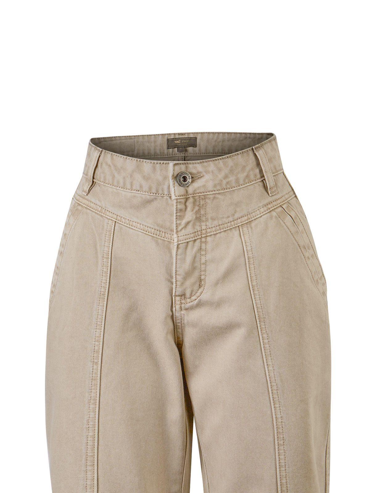 Jeans Algodón Mujer Malva Café-3
