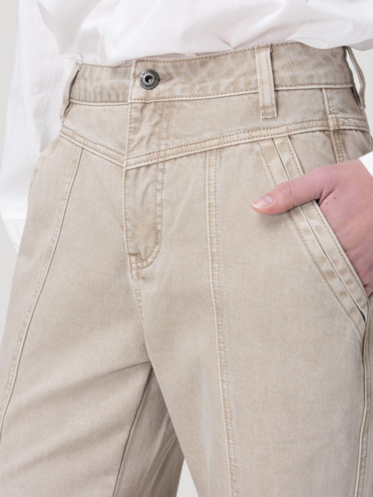 Jeans Algodón Mujer Malva Café-6