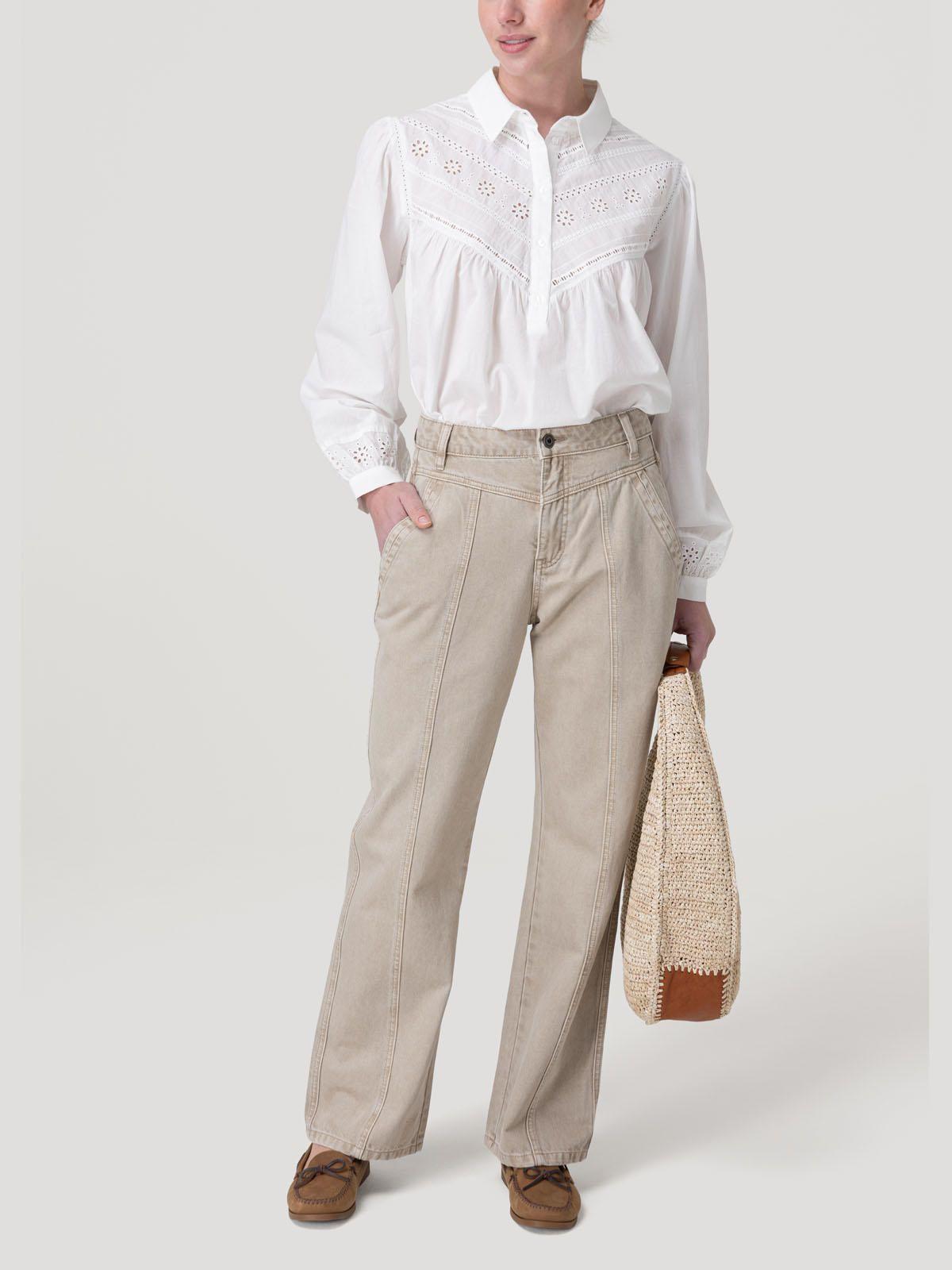 Jeans Algodón Mujer Malva Café-8