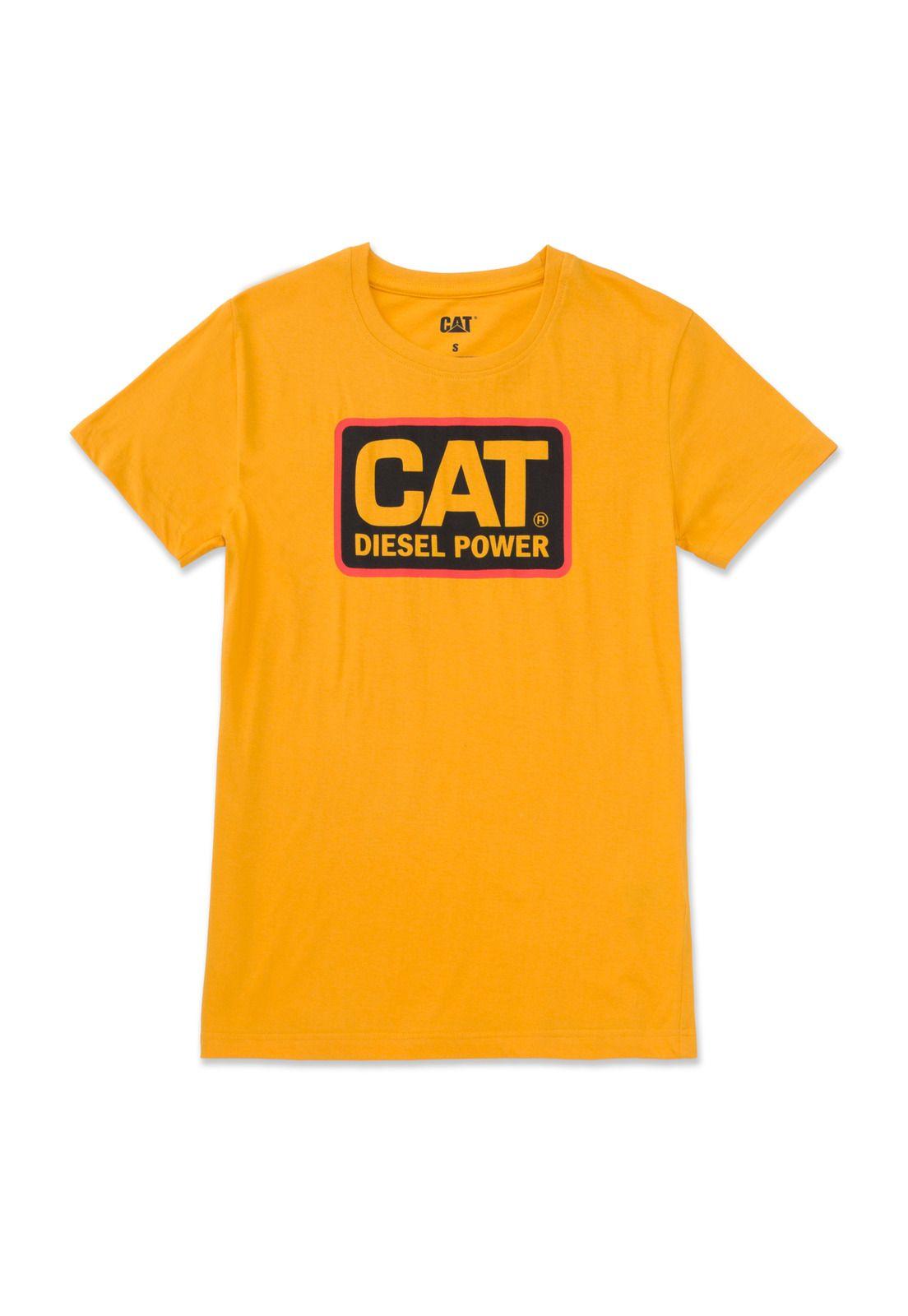 Polera Mujer Women S Diesel Power Amarillo-0