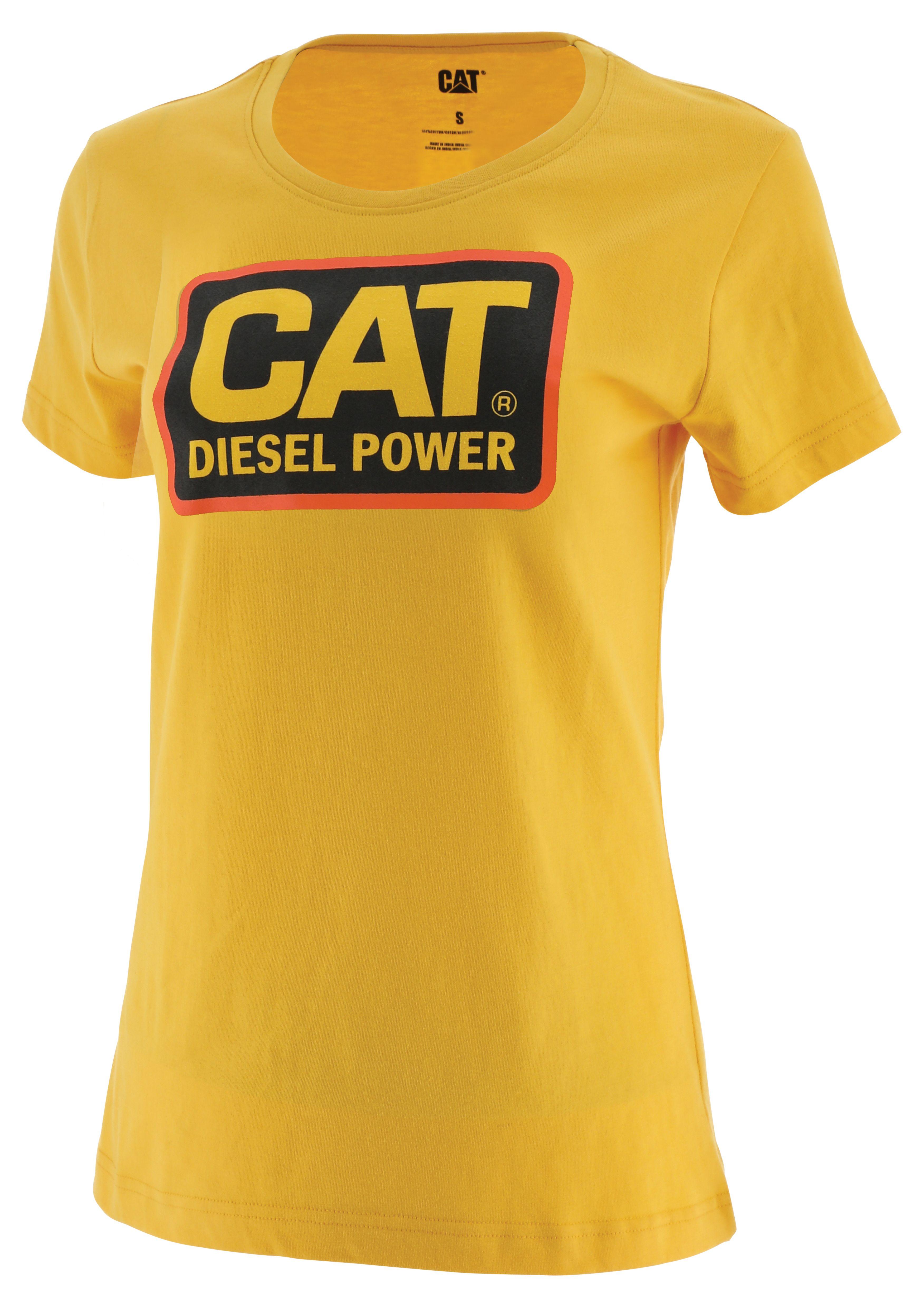 Polera Mujer Women S Diesel Power Amarillo-1