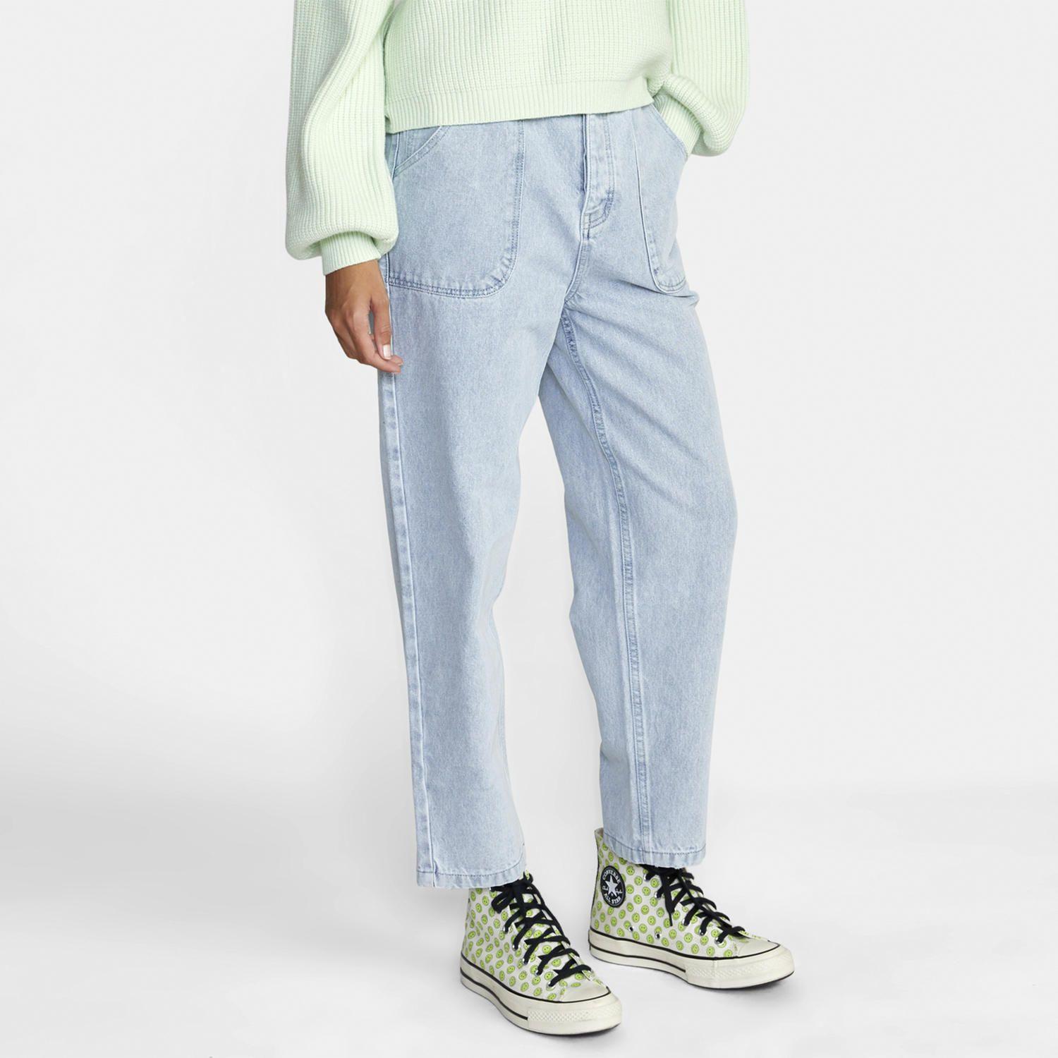 Pantalón Mujer Scrunchie Denim J Pa Azul-2