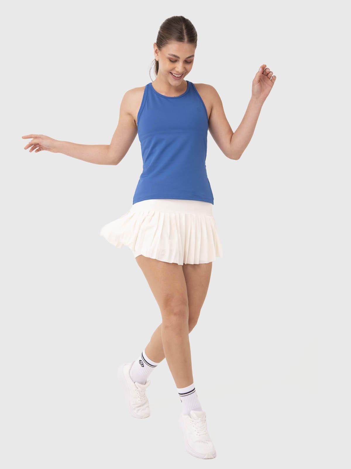 Polera Mujer Open Back Azul-1
