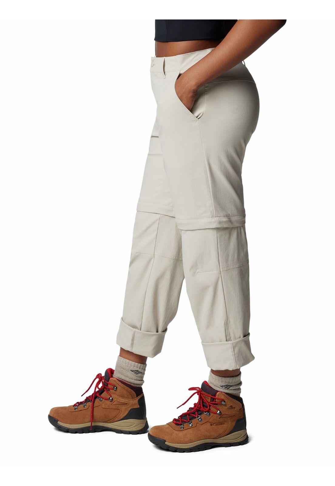 Pantalón Mujer Leslie Convert Beige-1