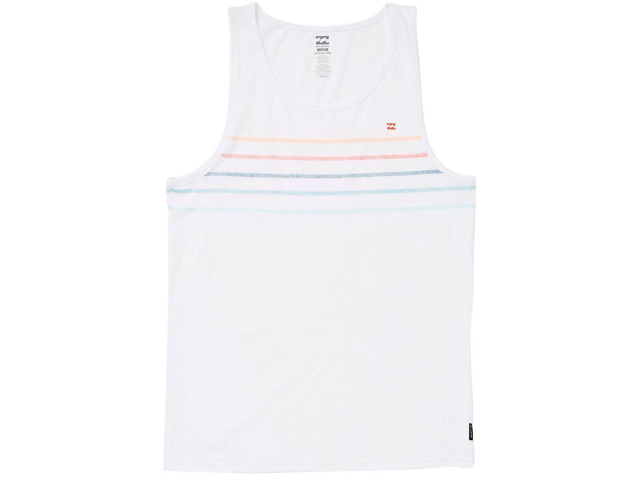 Polera S/M Hombre Spinner Tank Blanco-0